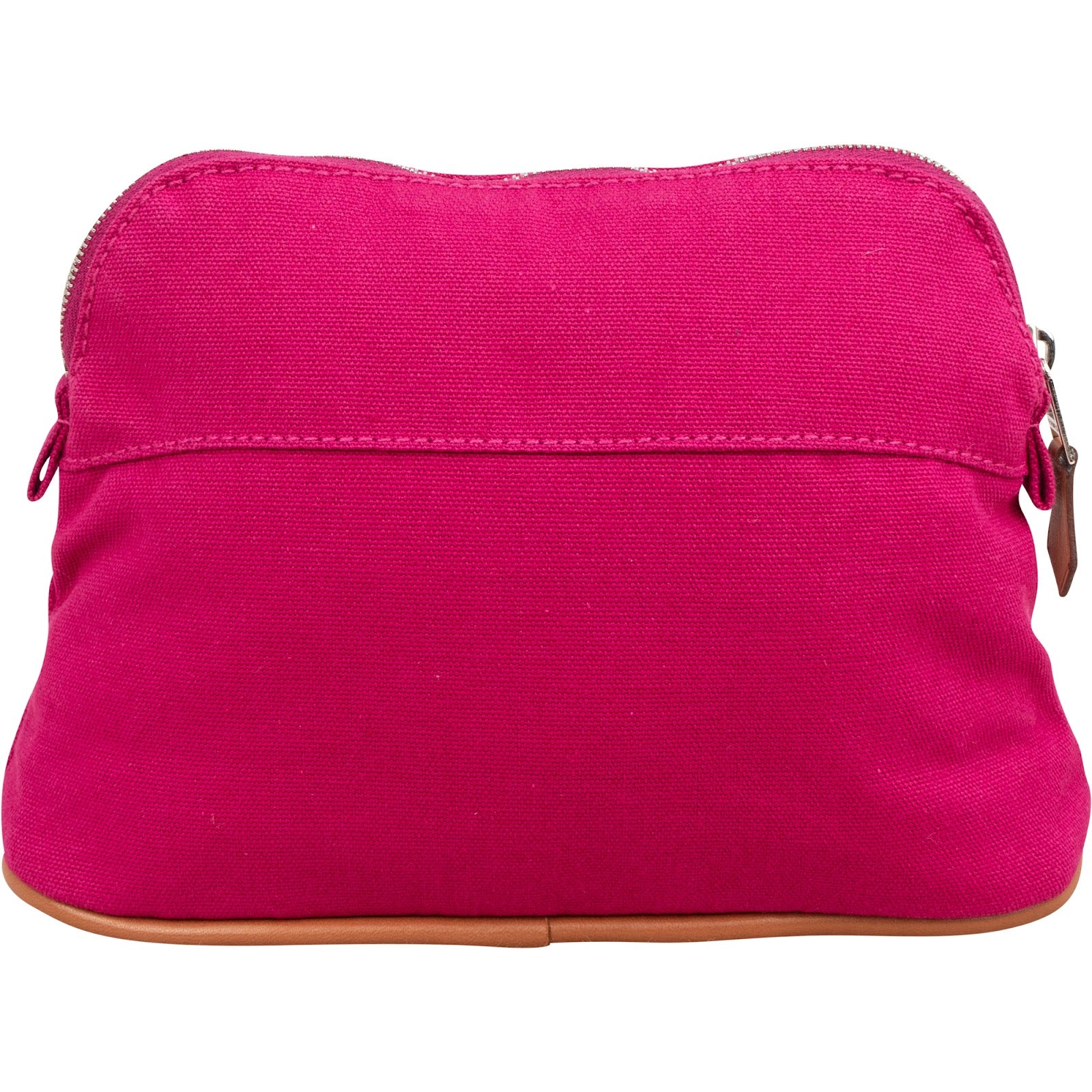 Hermès Pink Cotton Mini Bolide Pouch