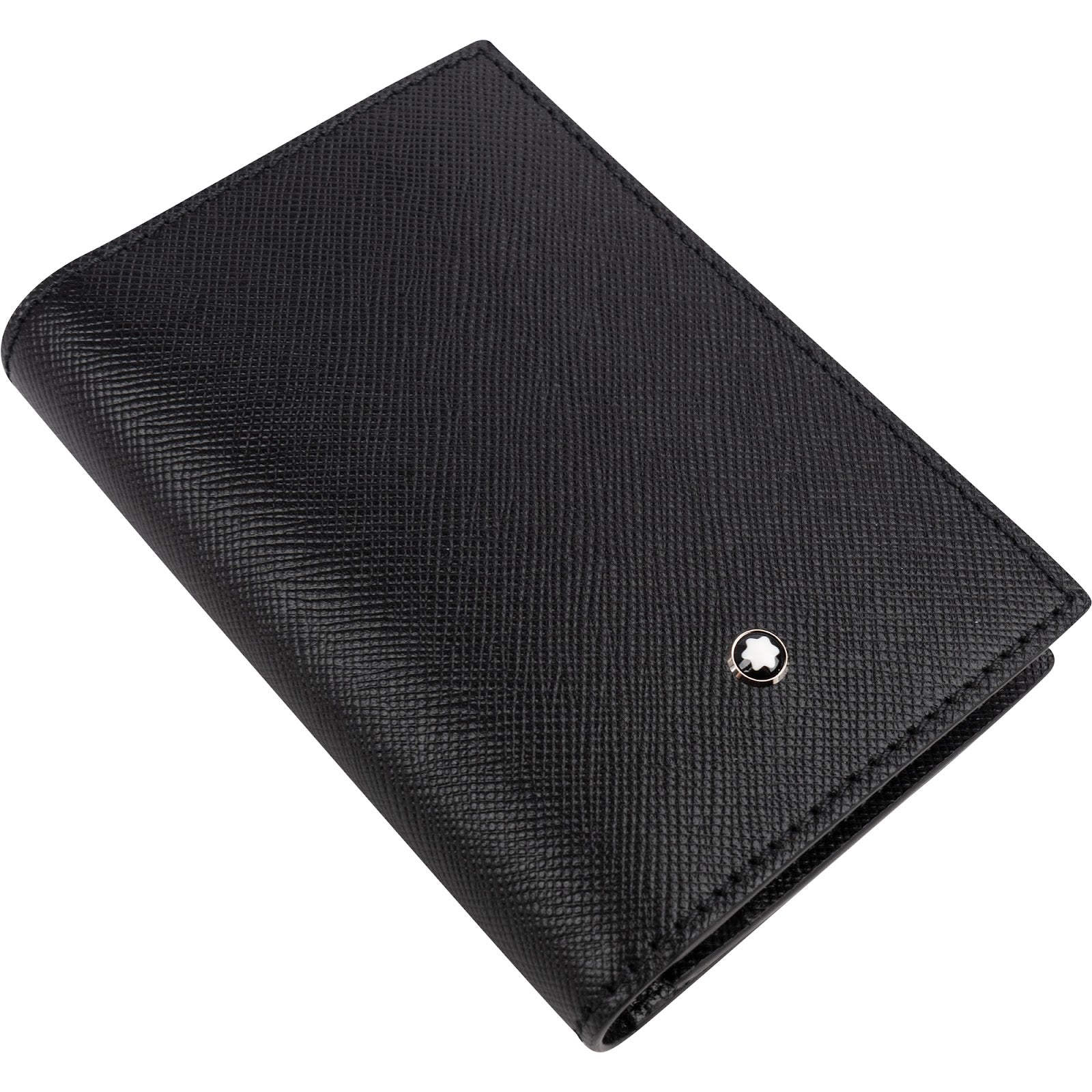 Porte-cartes de visite Montblanc en cuir Saffiano
