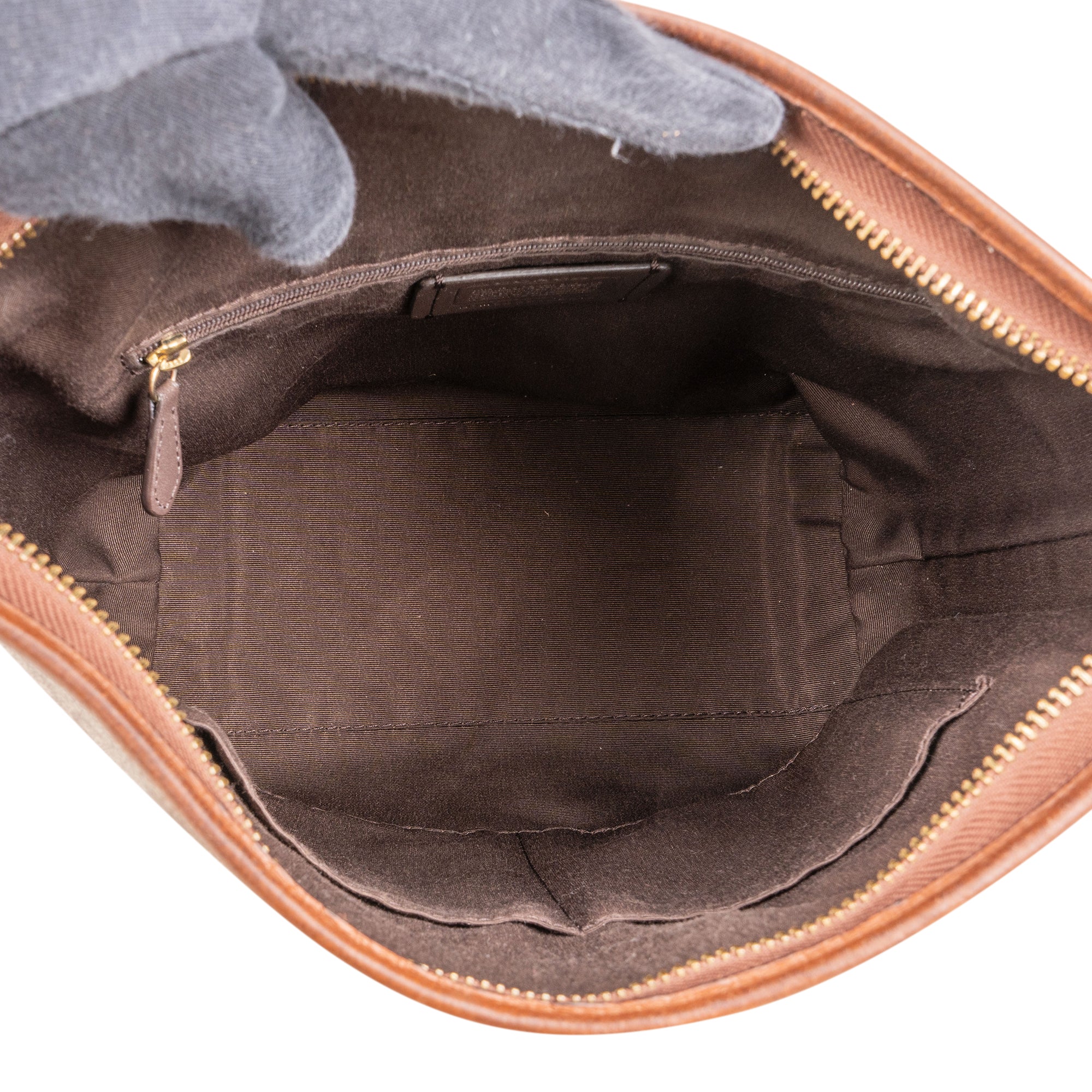 Coach Signature Canvas Monogram Val Crossbody Bag