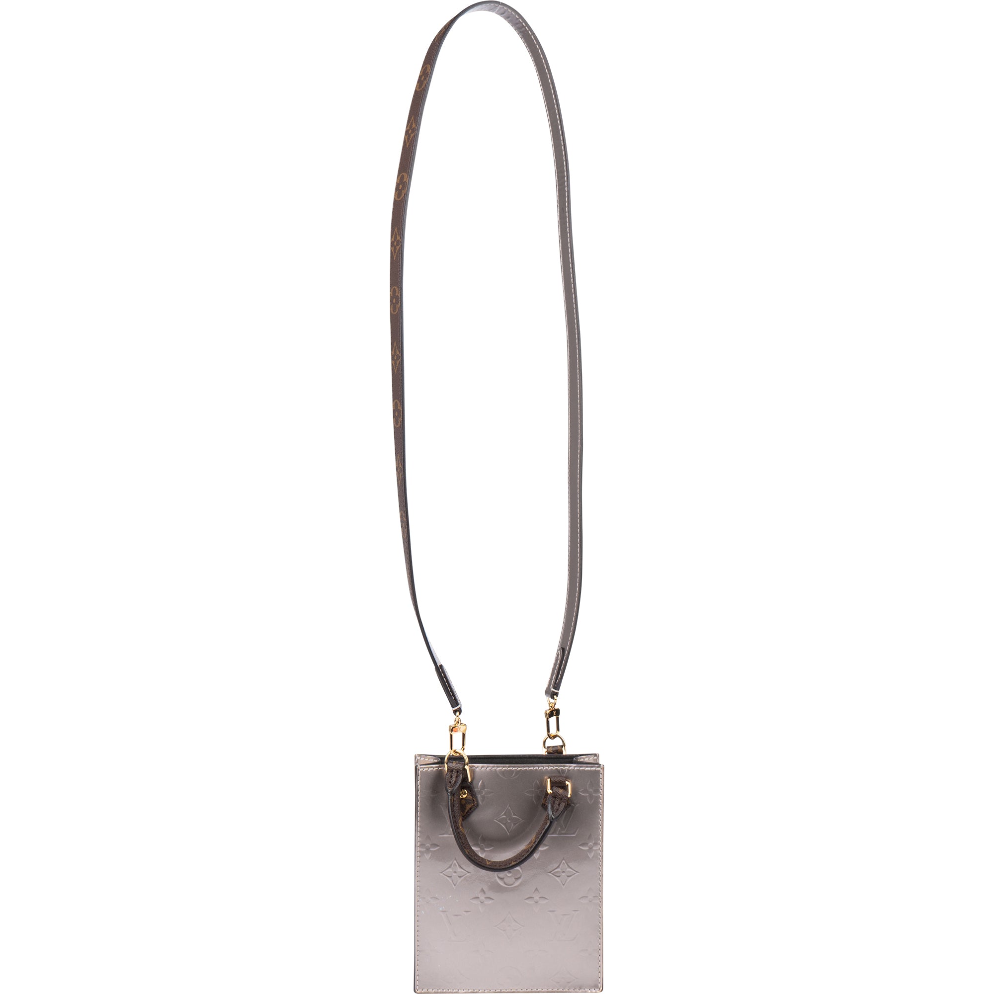 Louis Vuitton Vernis Monogram Petite Sac Plat