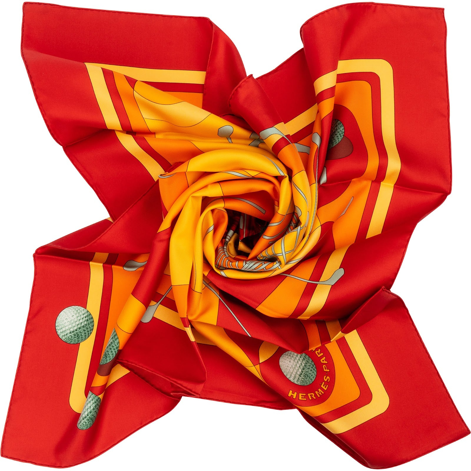 Hermès – Swing Silk Carré 90 Scarf