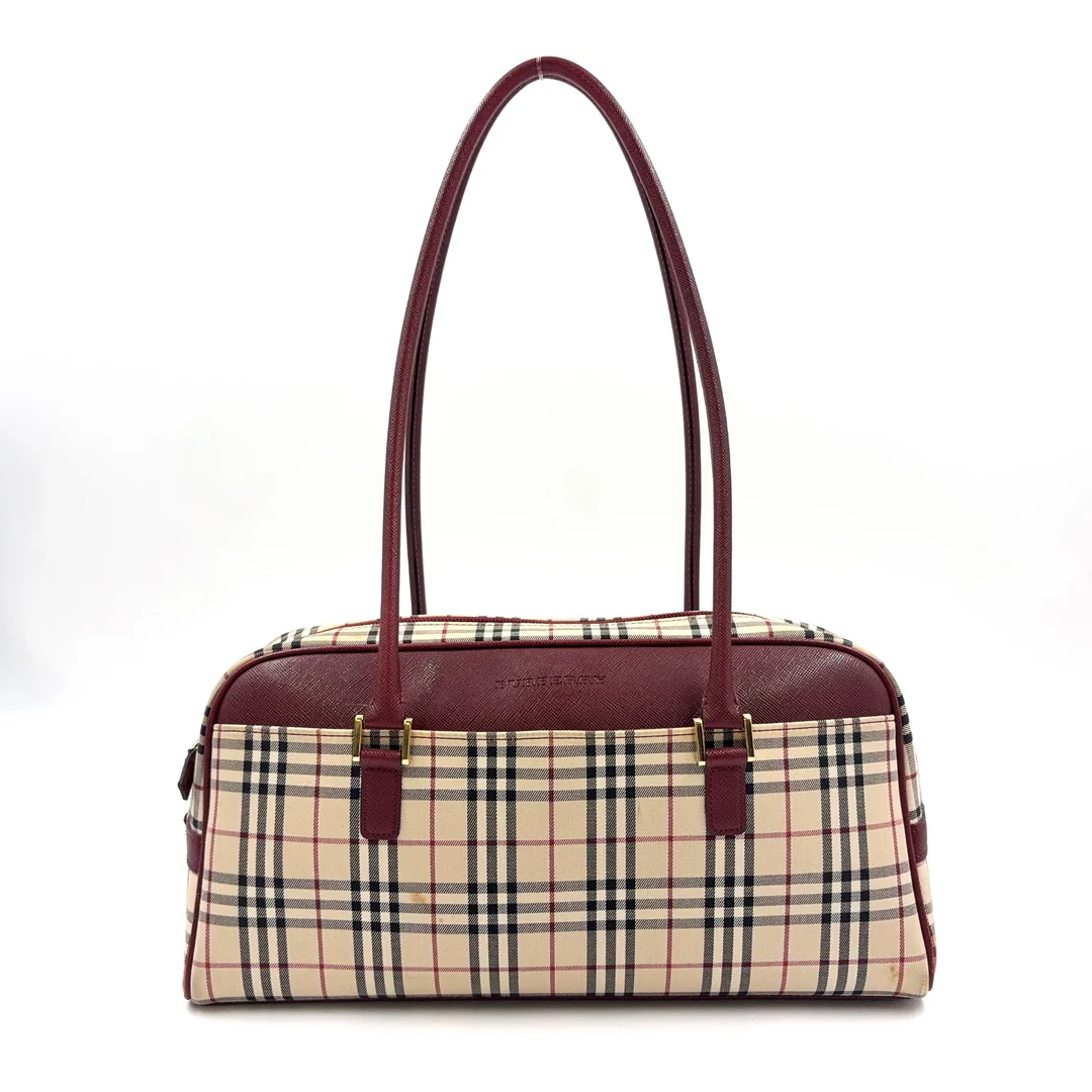 Burberry Shoulder bag multicolor Leather Canvas