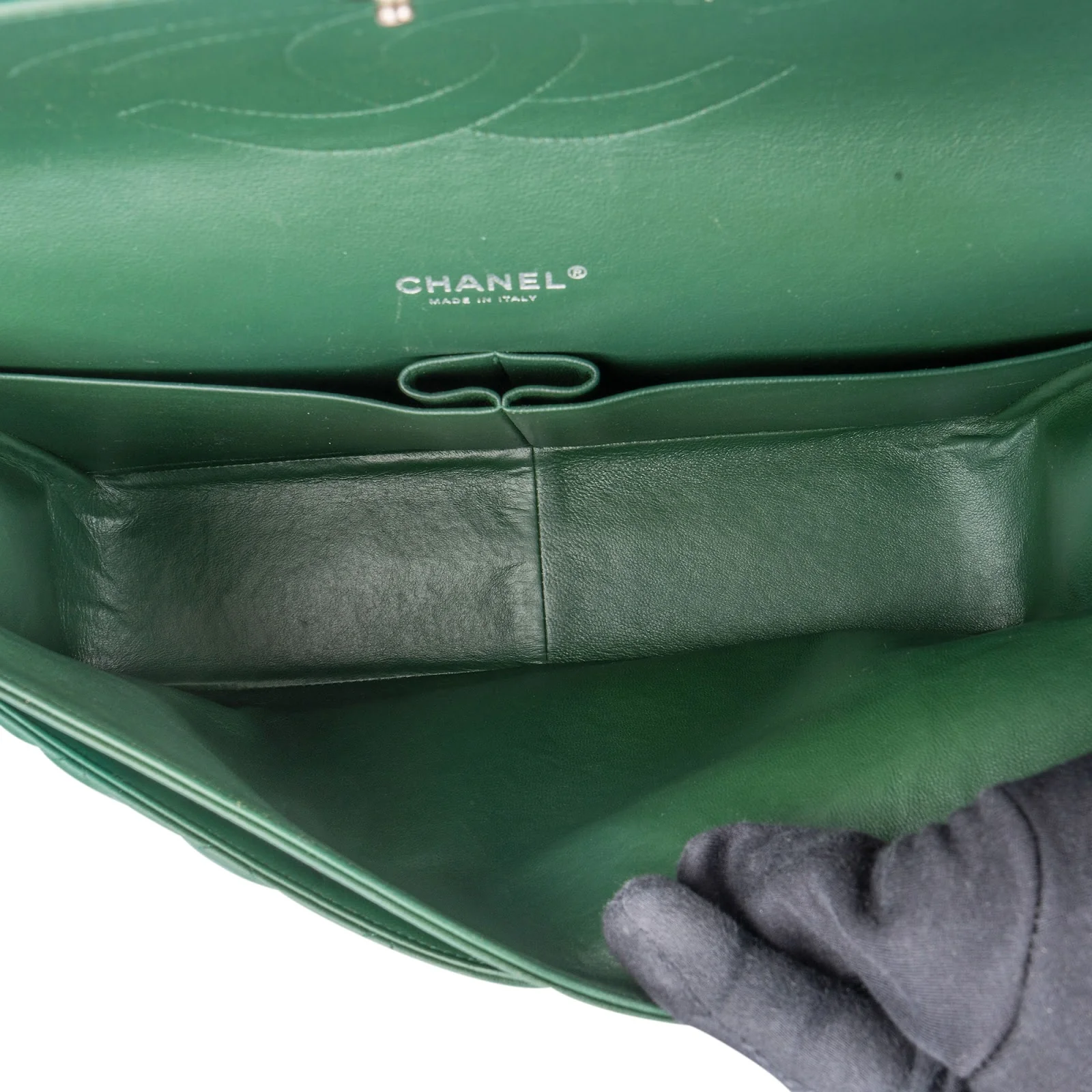 Chanel Quilted Lambskin Maxi Double Flap Crossbody Bag