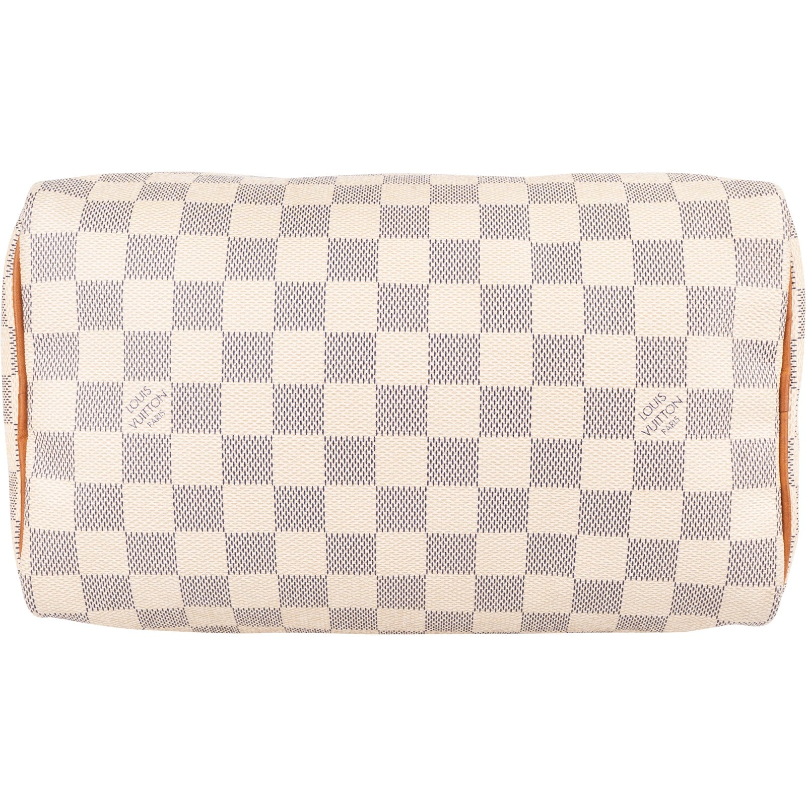 Borsa Boston Speedy 25 in tela Monogram Damier Azur di Louis Vuitton