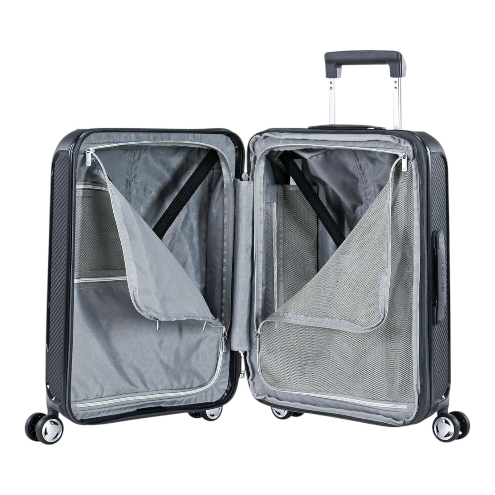 AEGIS Handgepäck (55 cm) erweiterbar - schwarz