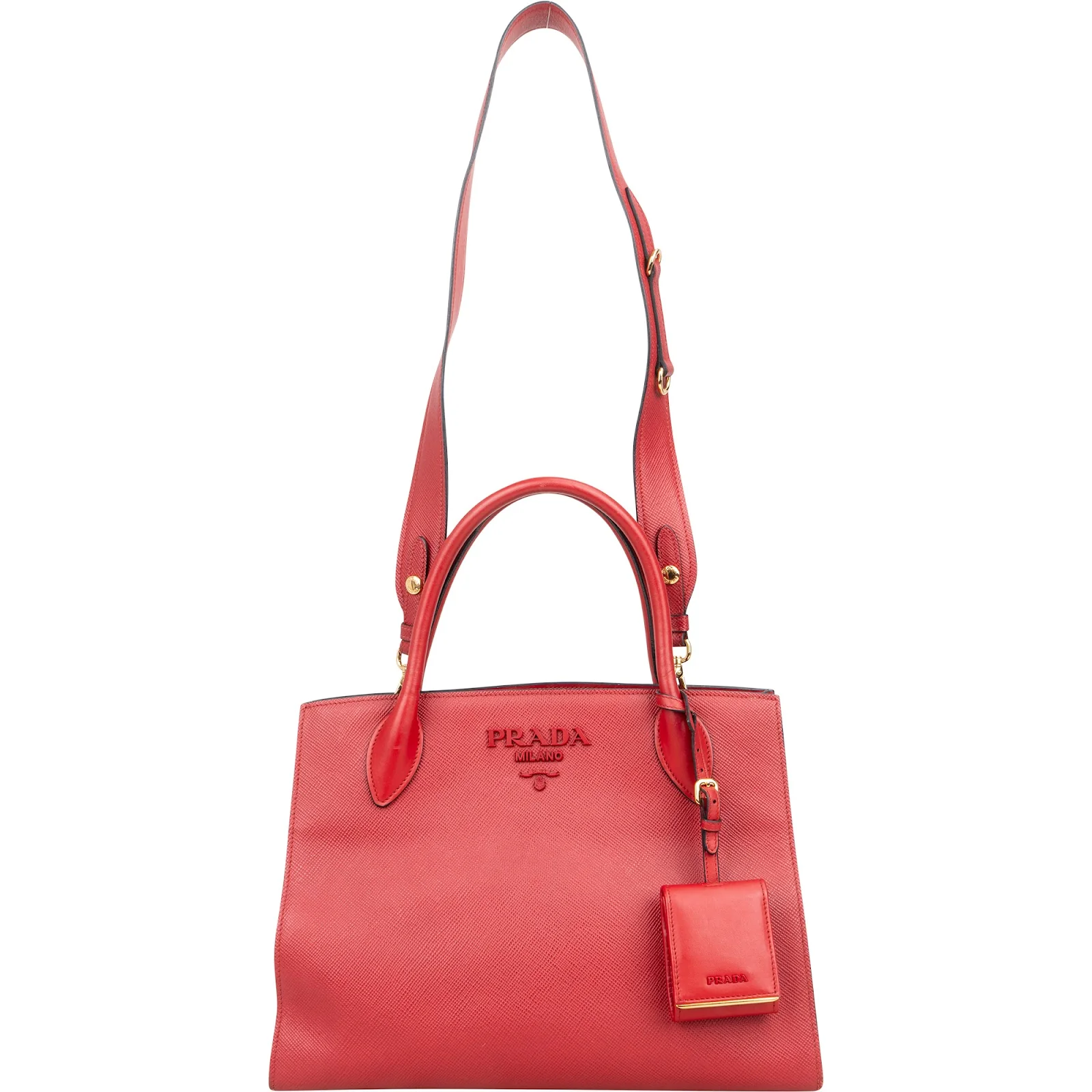 Prada Saffiano Leather Tote Handbag
