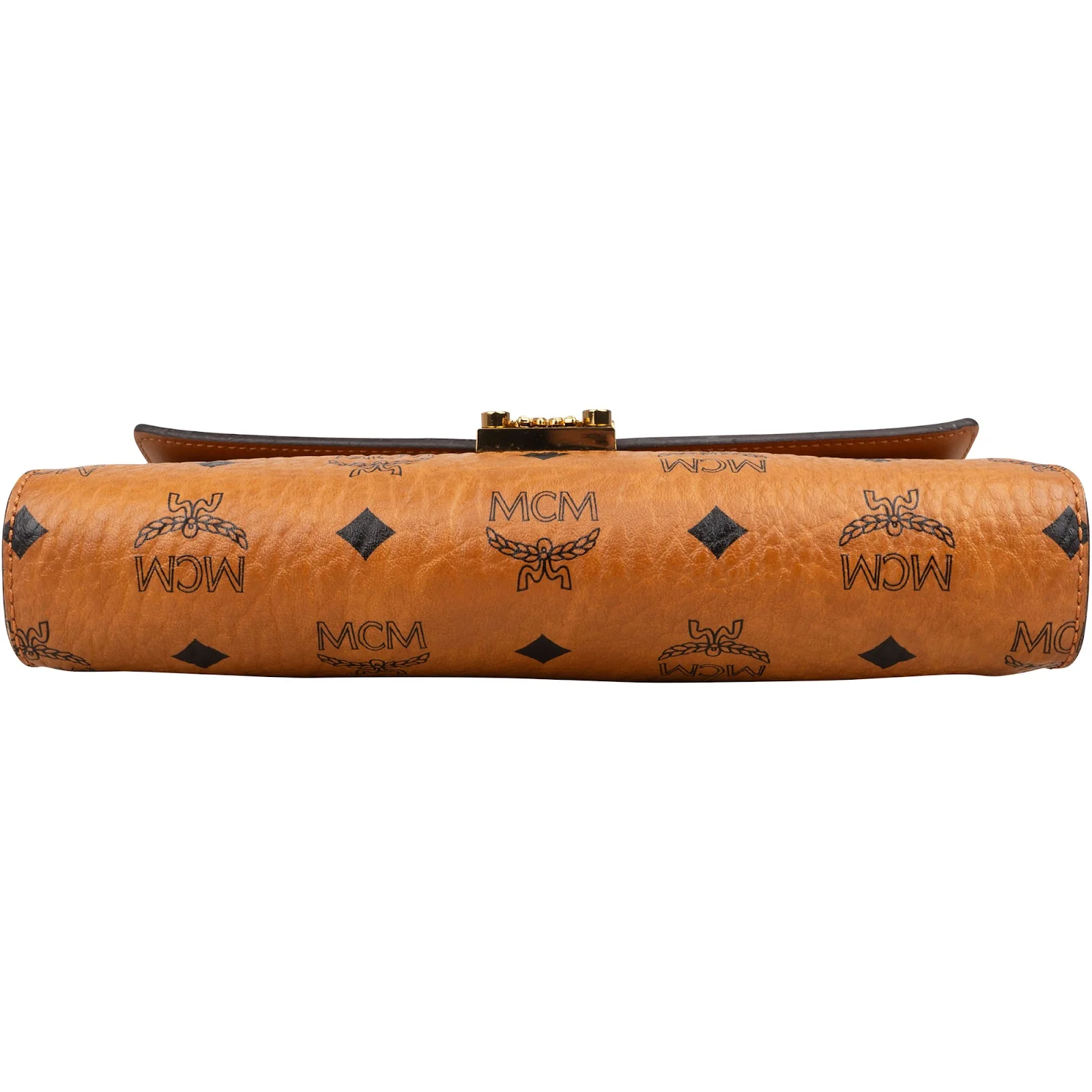 MCM Monogram Visetos Patricia Wallet on Chain Crossbody Bag