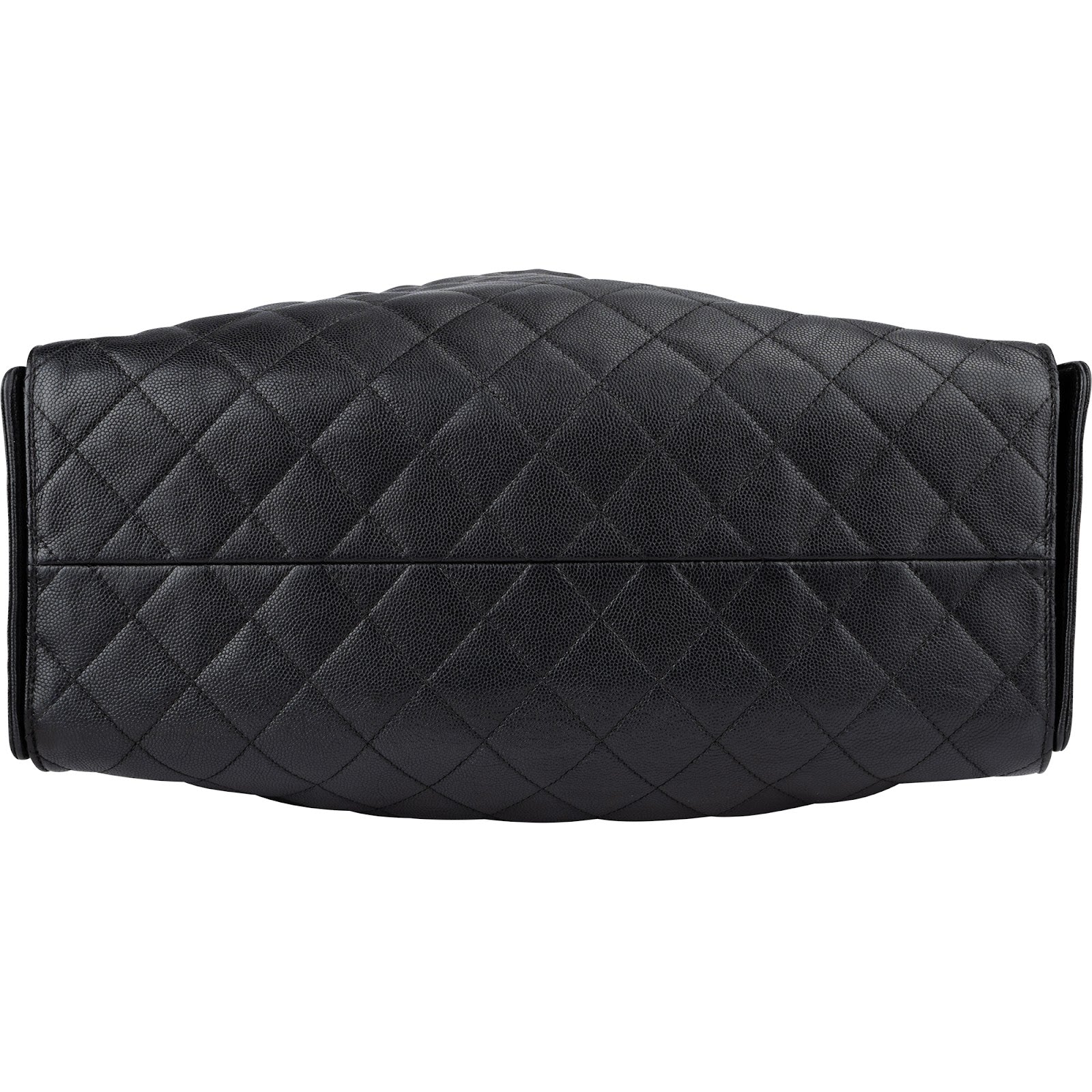 Chanel - 25 Quilted Caviar Leather CC Drawstring Shoulder Bag