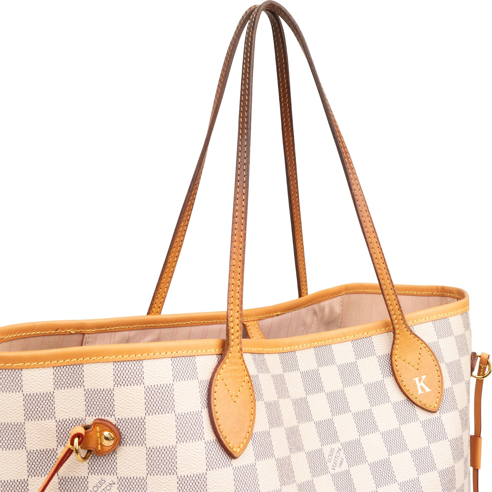 Torba na zakupy Louis Vuitton Neverfull MM z płótna Monogram Damier Azur