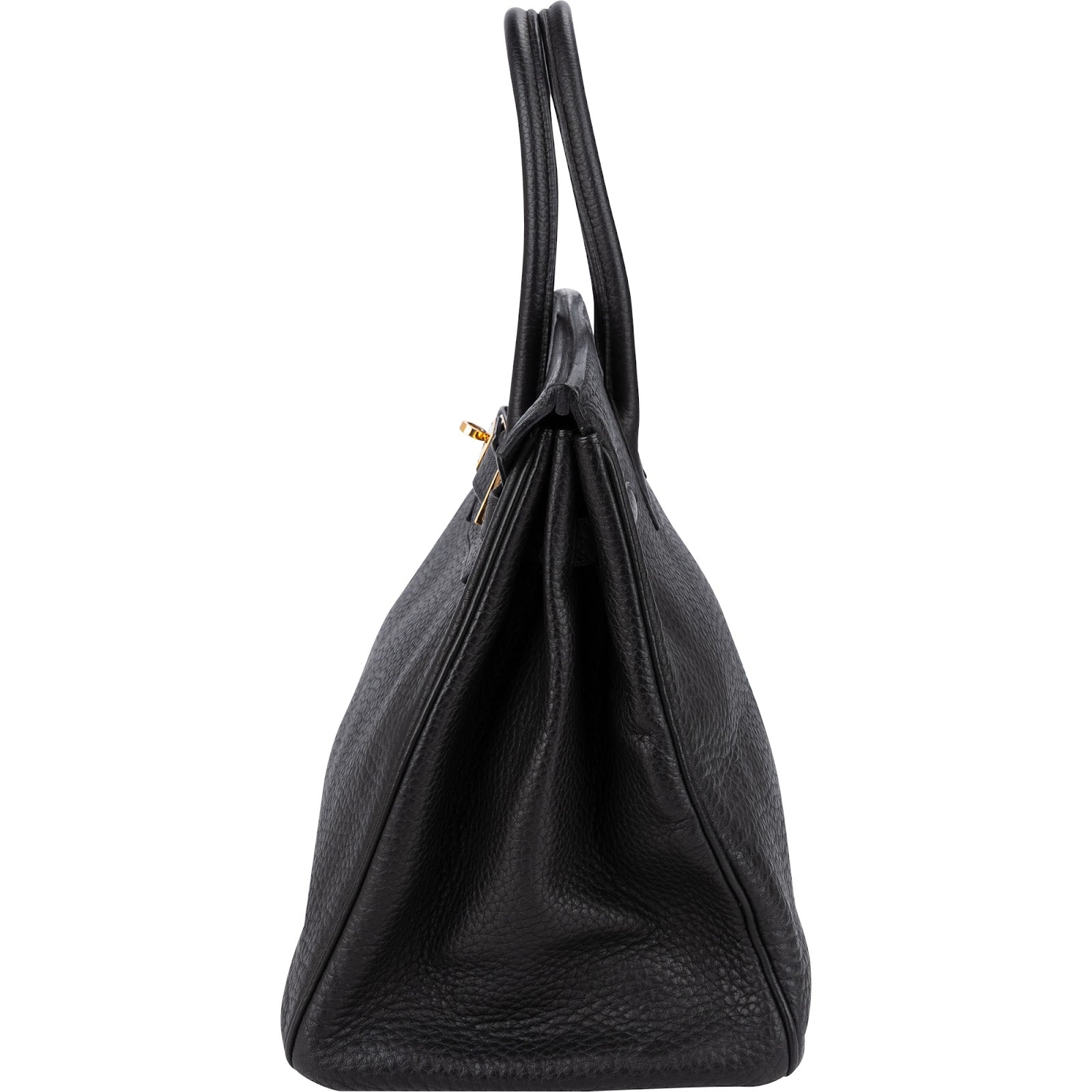 Hermès Noir Togo Leather Birkin 35 Gold Hardware Handbag