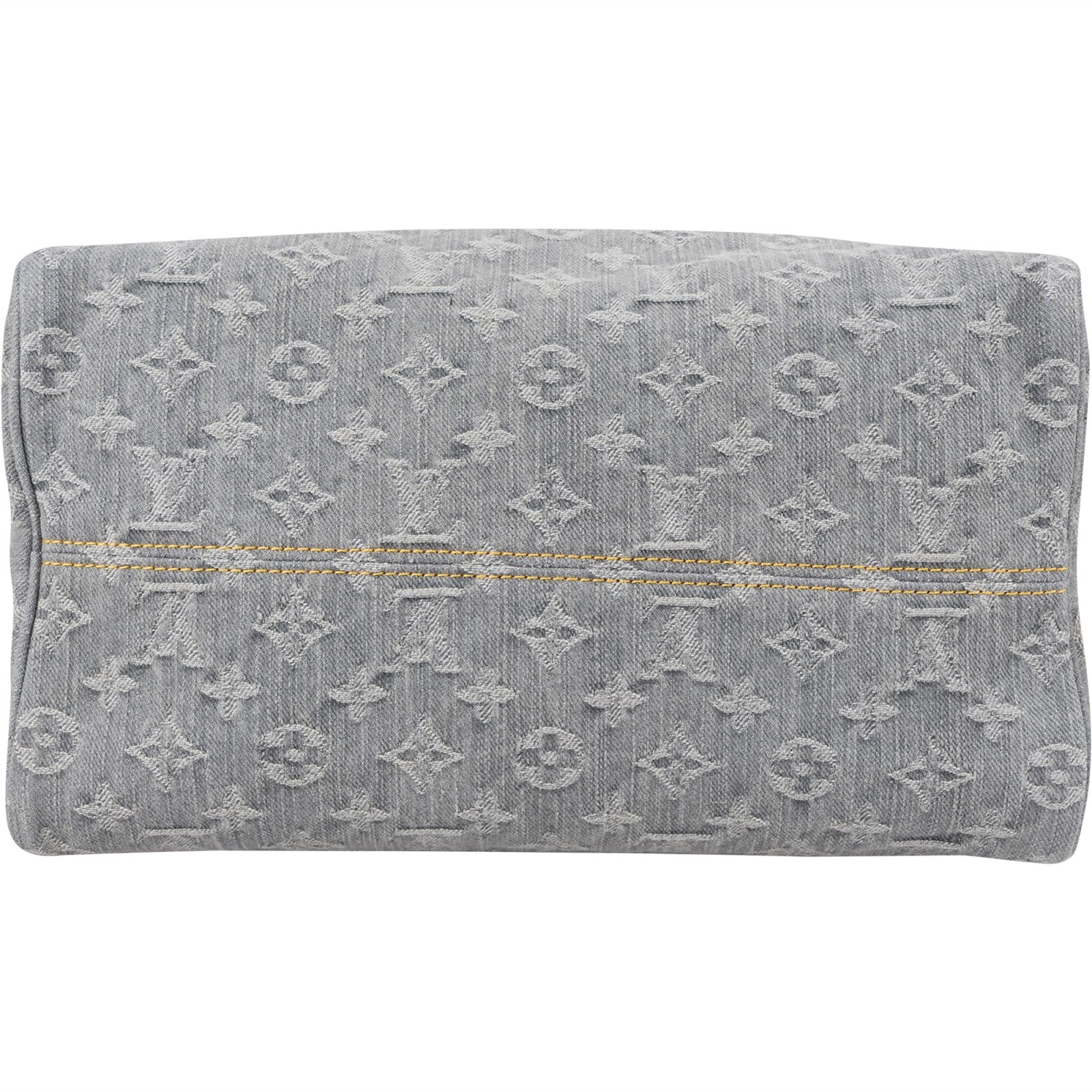 Louis Vuitton Monogram Denim Speedy 30 Bandoulière Boston Bag