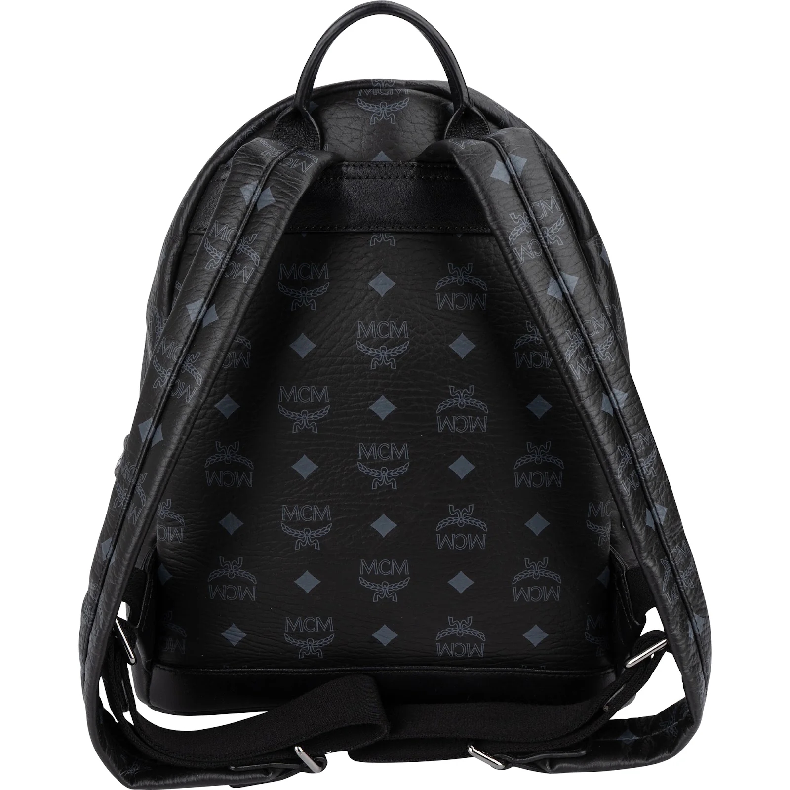 MCM Monogram Visetos Stark Side Studs Small Backpack