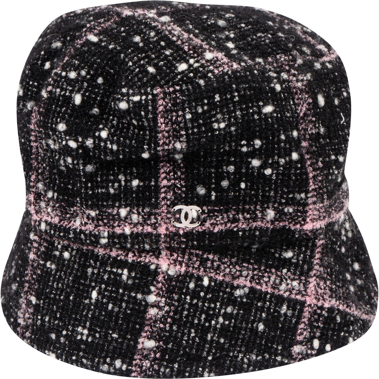 Chanel - Multicolor Tweed Bucket Hat