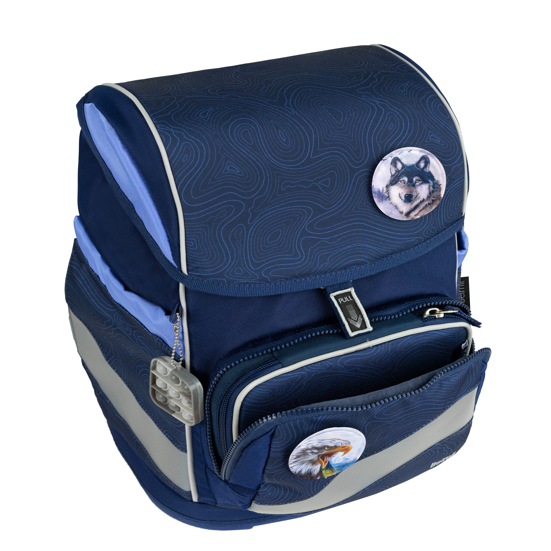 Smarty Plus Schulranzenset 5-teilig - "Topographic"