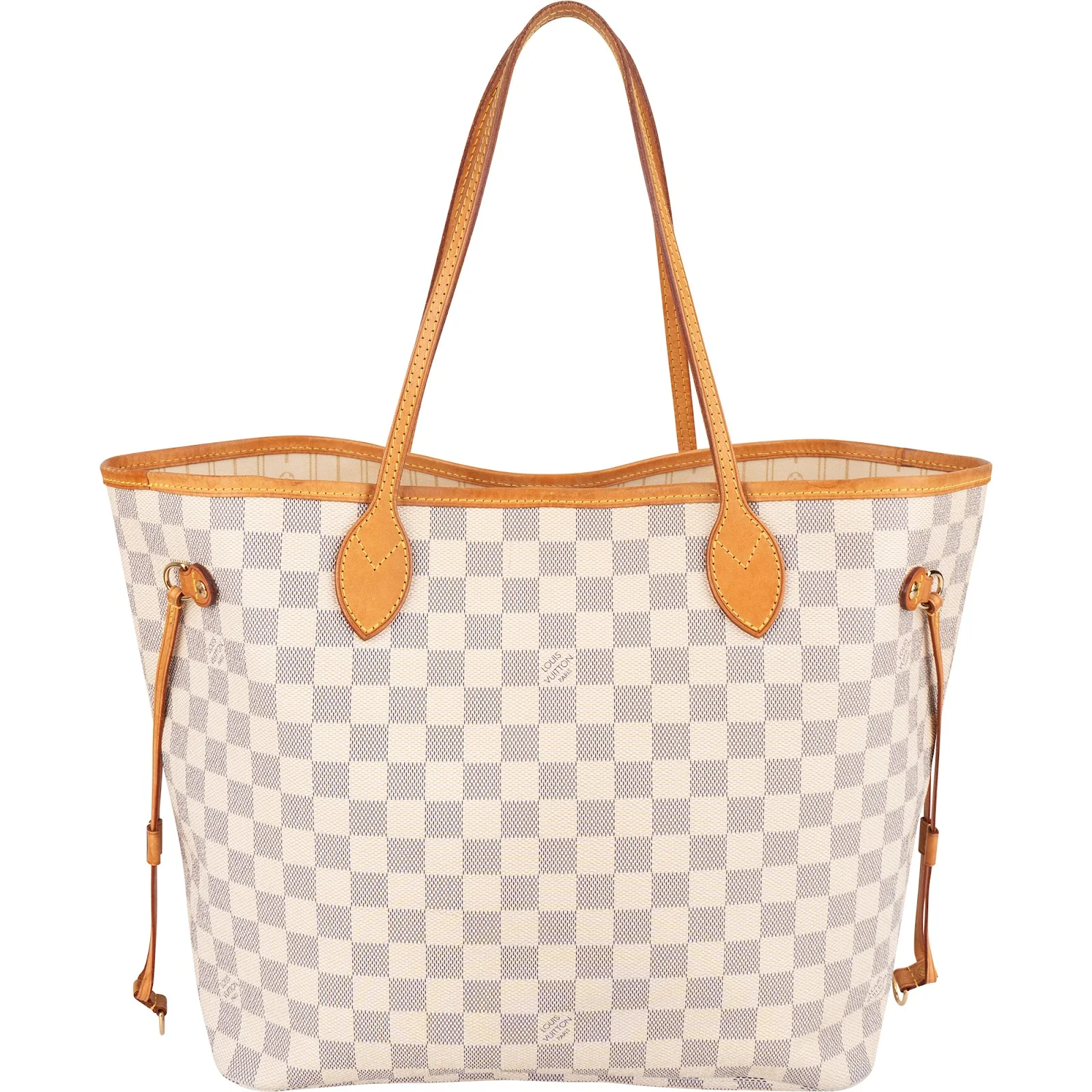 Louis Vuitton Monogram Damier Azur Canvas Neverfull MM Shopper