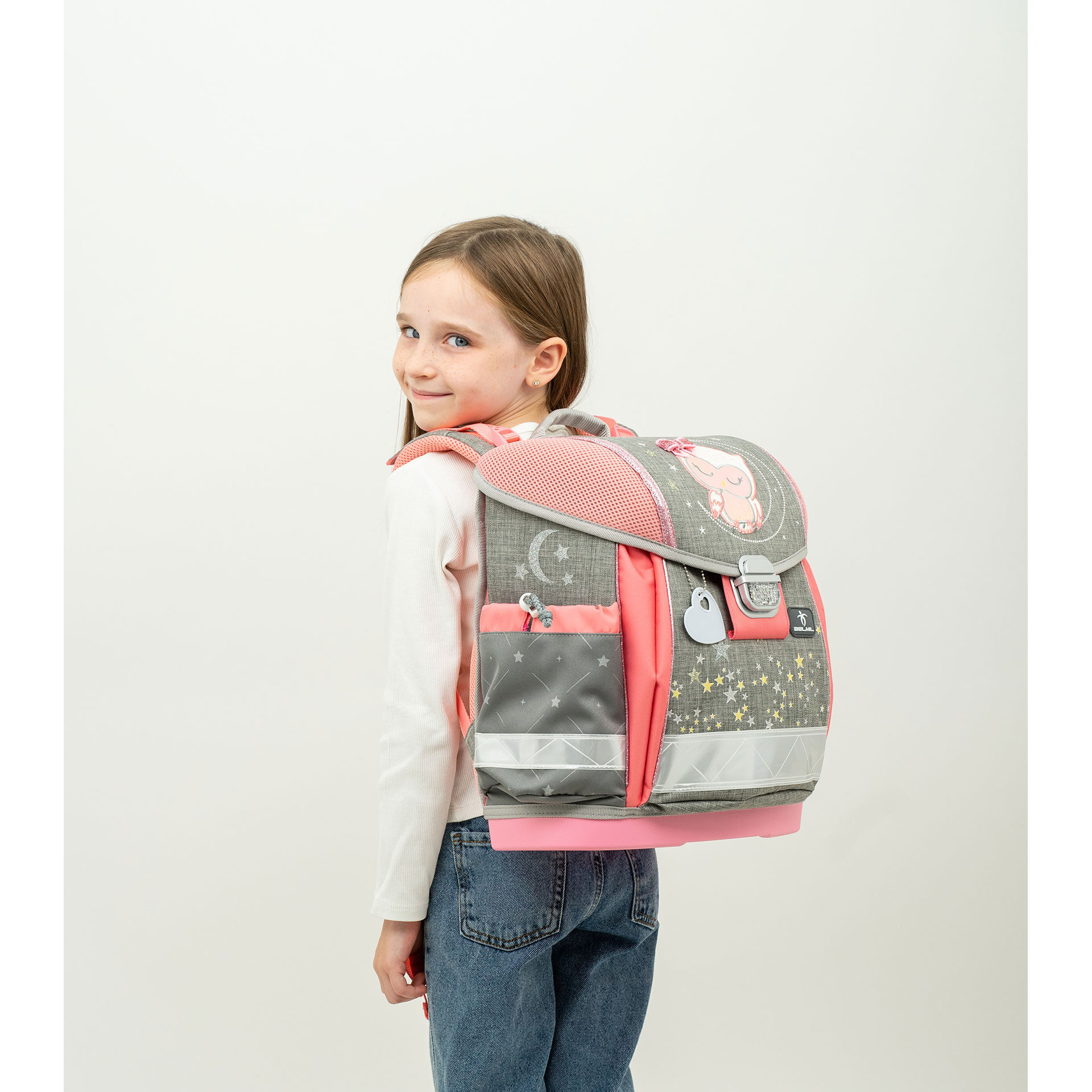 Klasyczny, ergonomiczny, 4-częściowy zestaw saszetek - Little Owl