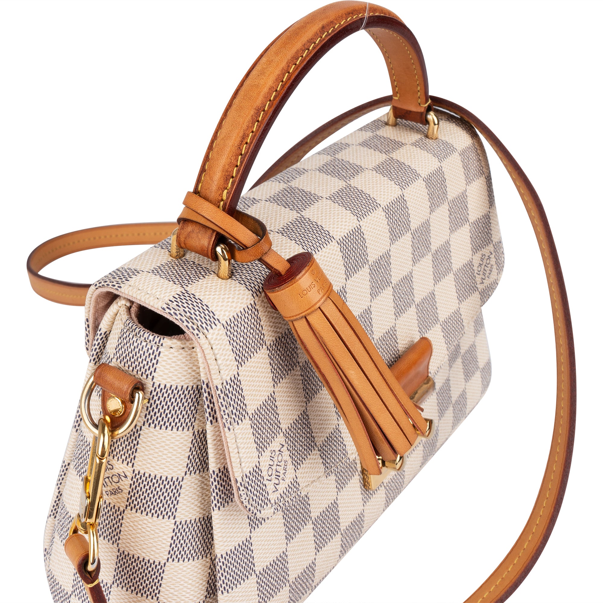 Louis Vuitton Monogram Damier Azur Croisette Handbag