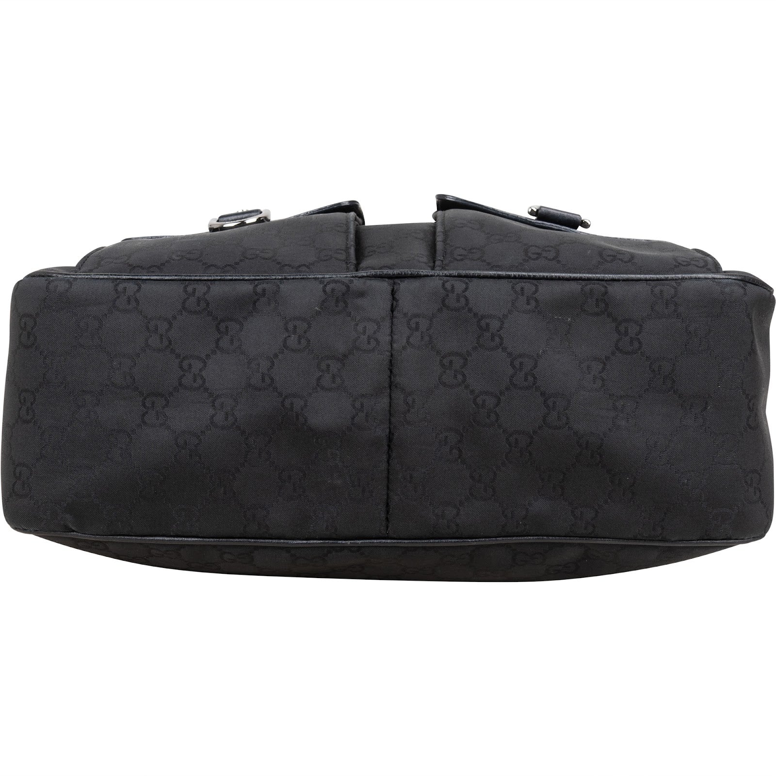 GUCCI Monogram GG Canvas Abbey D-ring Pocket Hobo-tas