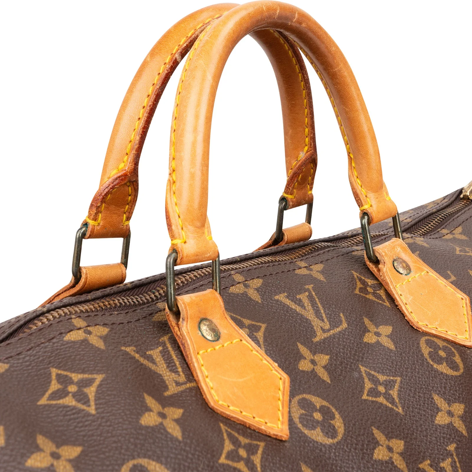 Louis Vuitton Canvas Monogram Speedy 40 Boston Bag