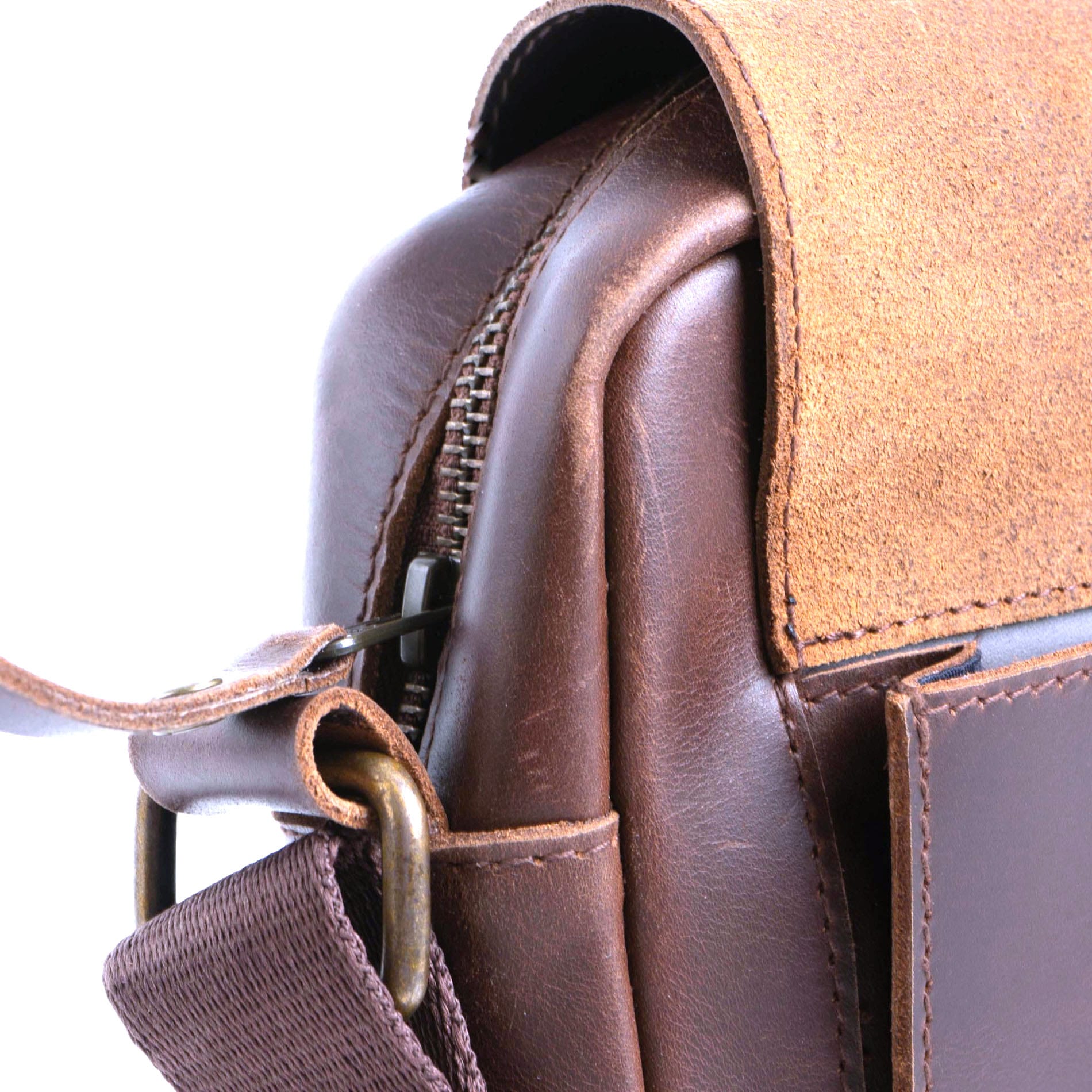 Crossbody Bag  - BROWN/Blue