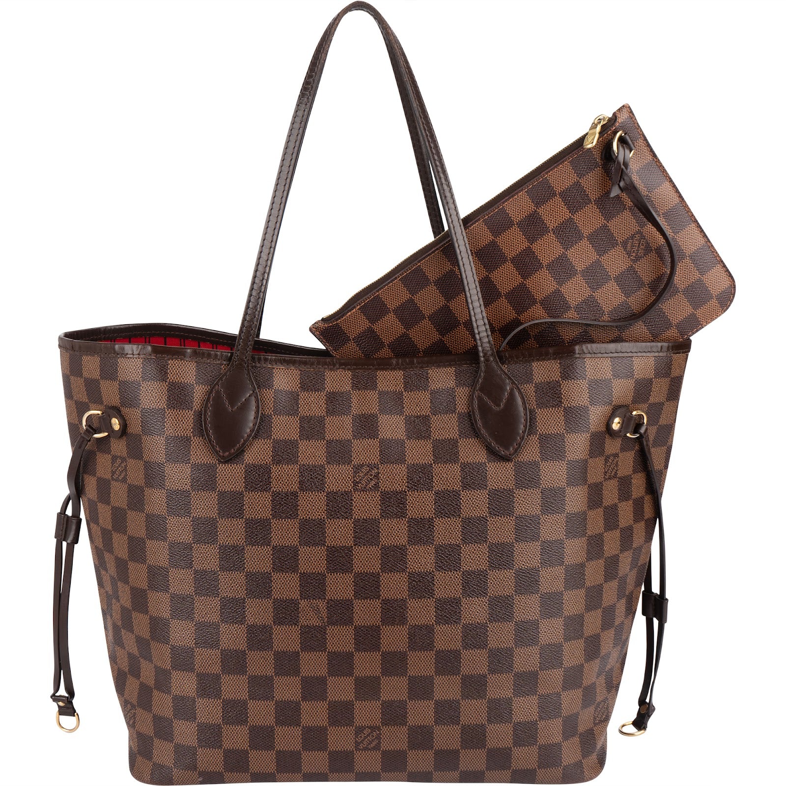 Louis Vuitton Monogram Damier Ebene Neverfull MM Shopper