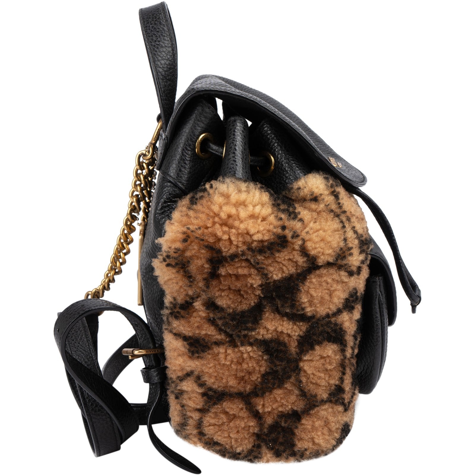 Coach - CC Print Shearling X Jennifer Lopez Rucksack