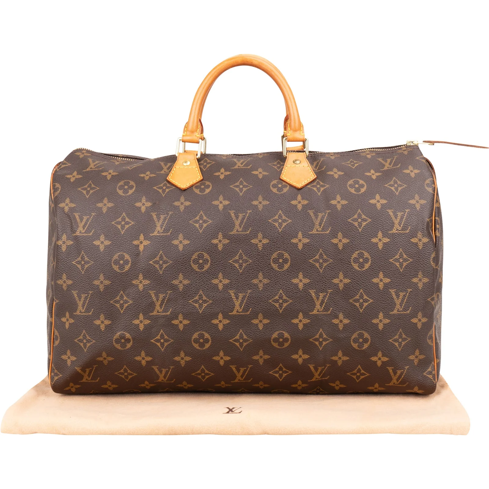Louis Vuitton Monogram Canvas Speedy 40 Boston Bag