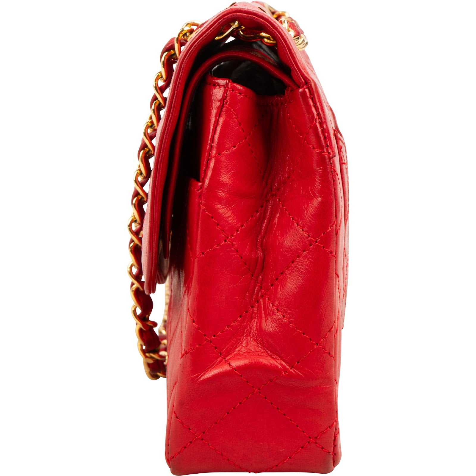 Chanel Quilted Lambskin Bicolor Double Flap Crossbody Bag