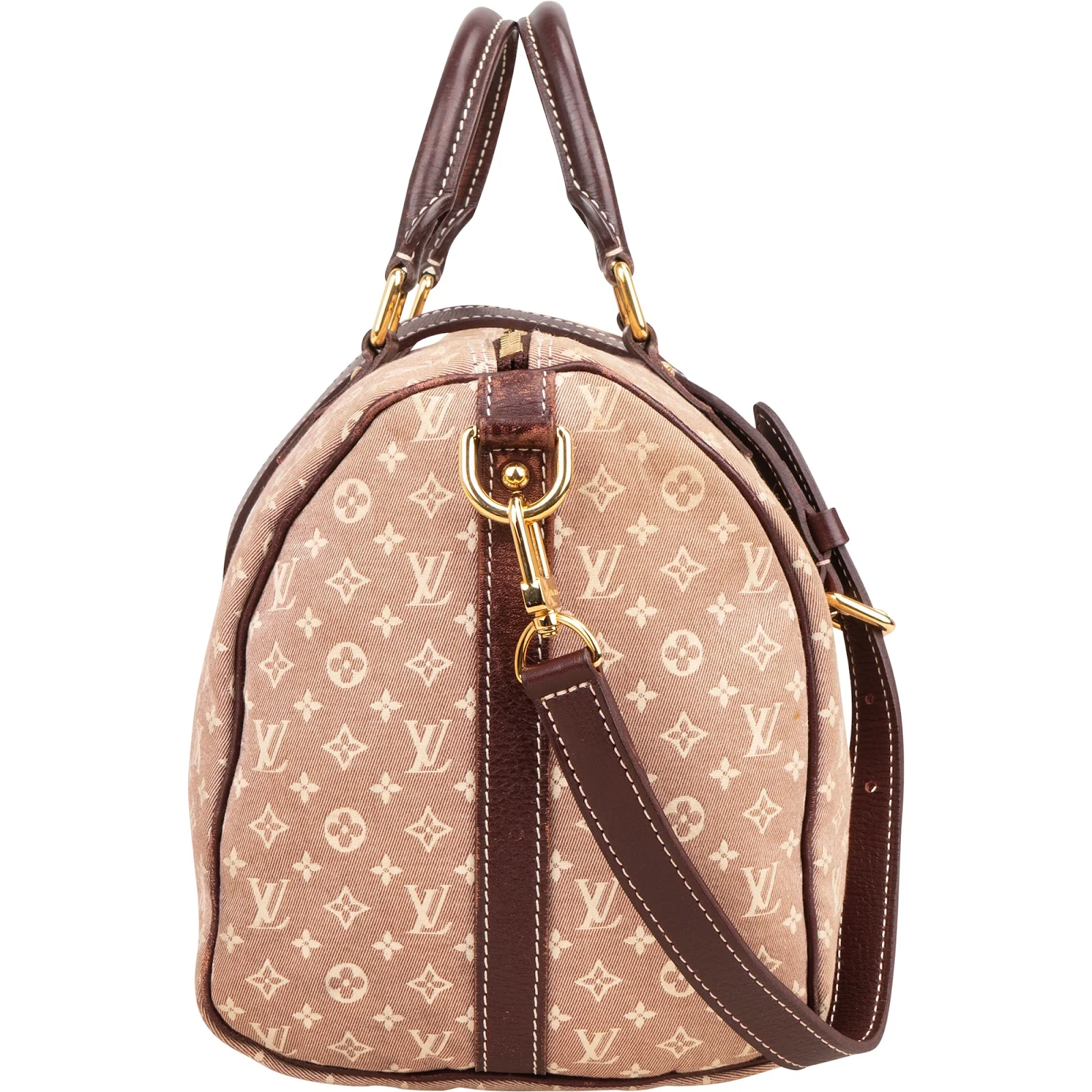 Louis Vuitton Monogram Mini Lin Speedy 30 Bandoulière  Boston Bag