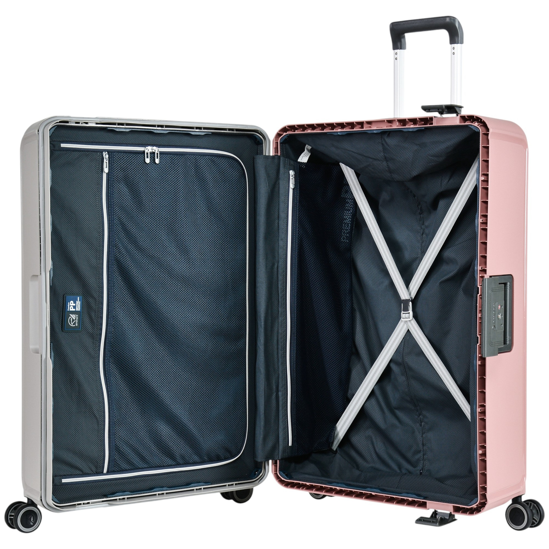 VERTICA Trolley L Special Edition (76 cm) - grau/rosa