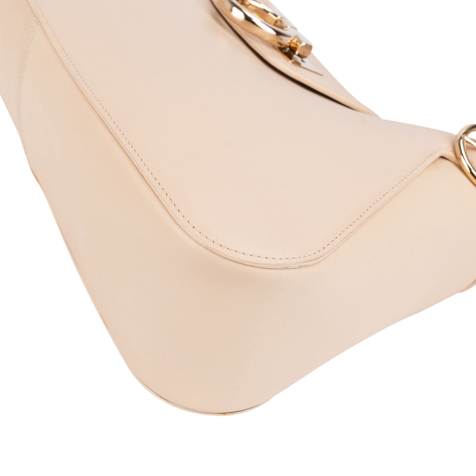 Salvatore Ferragamo Leather Gancini Buckle Shoulder Bag
