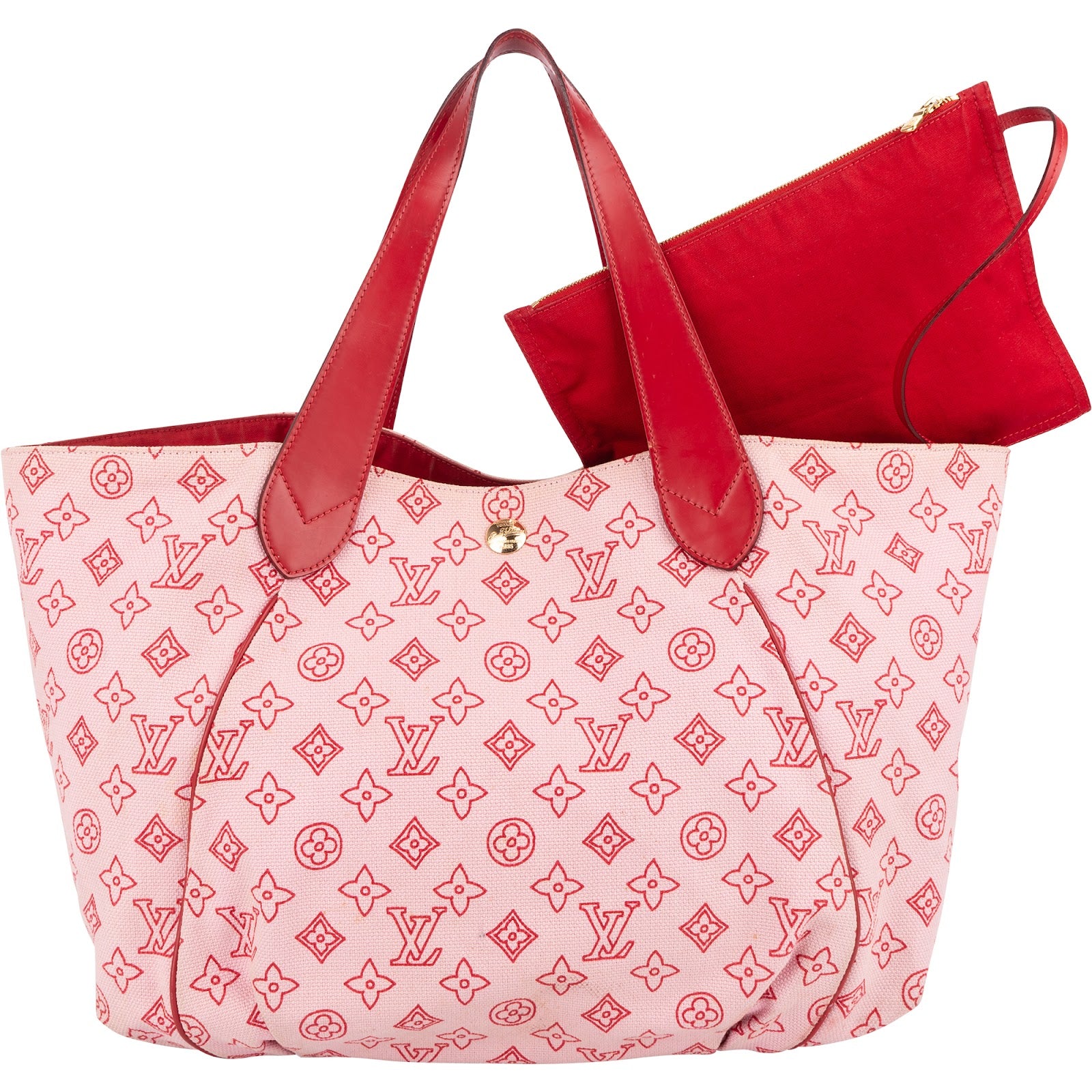 Louis Vuitton Cherry Blossom Cabas Ipanema GM-shopper