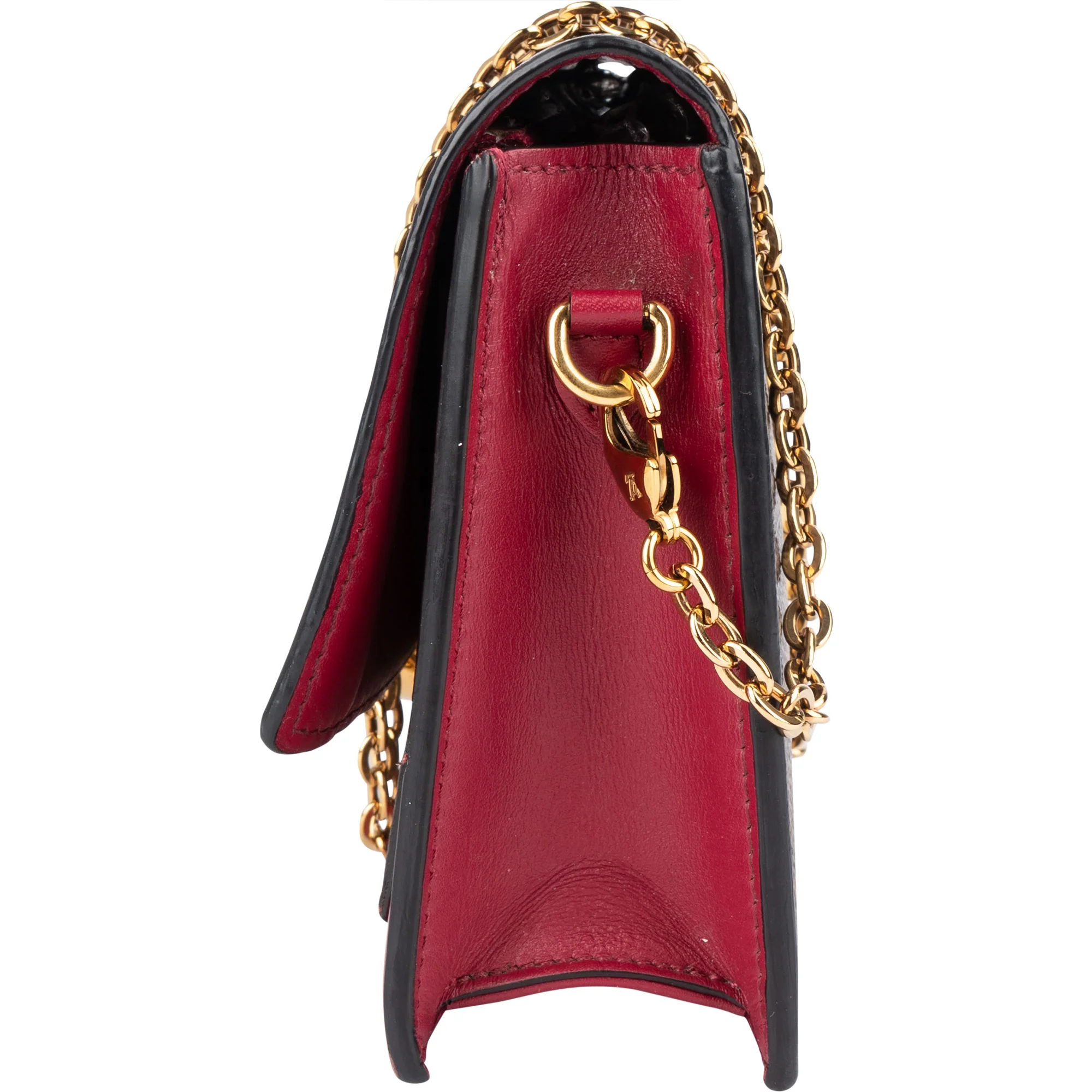Louis Vuitton Monogram Canvas Flore Wallet On Chain Crossbody Bag