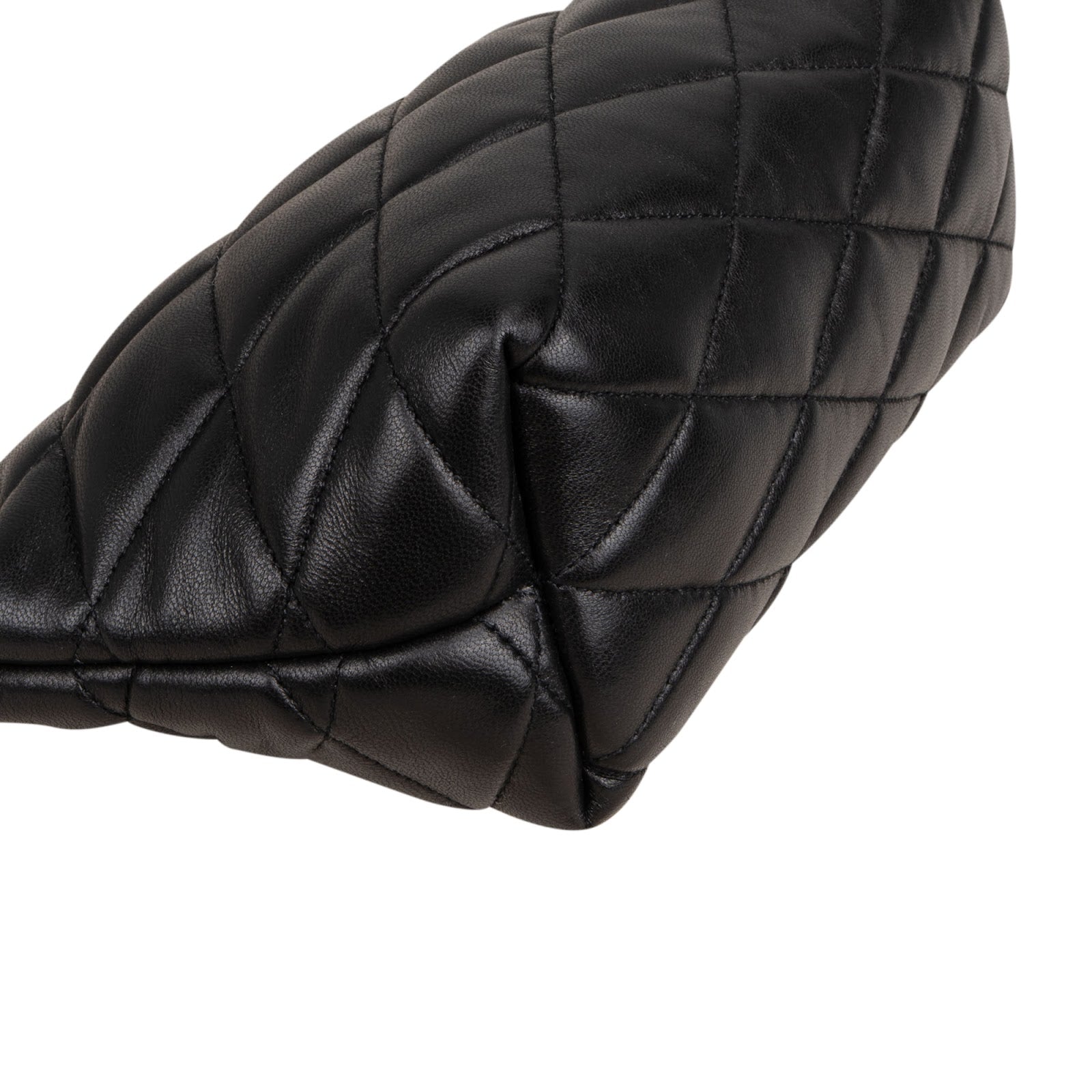 Saint Laurent Quilted Lambskin Sade Pochette