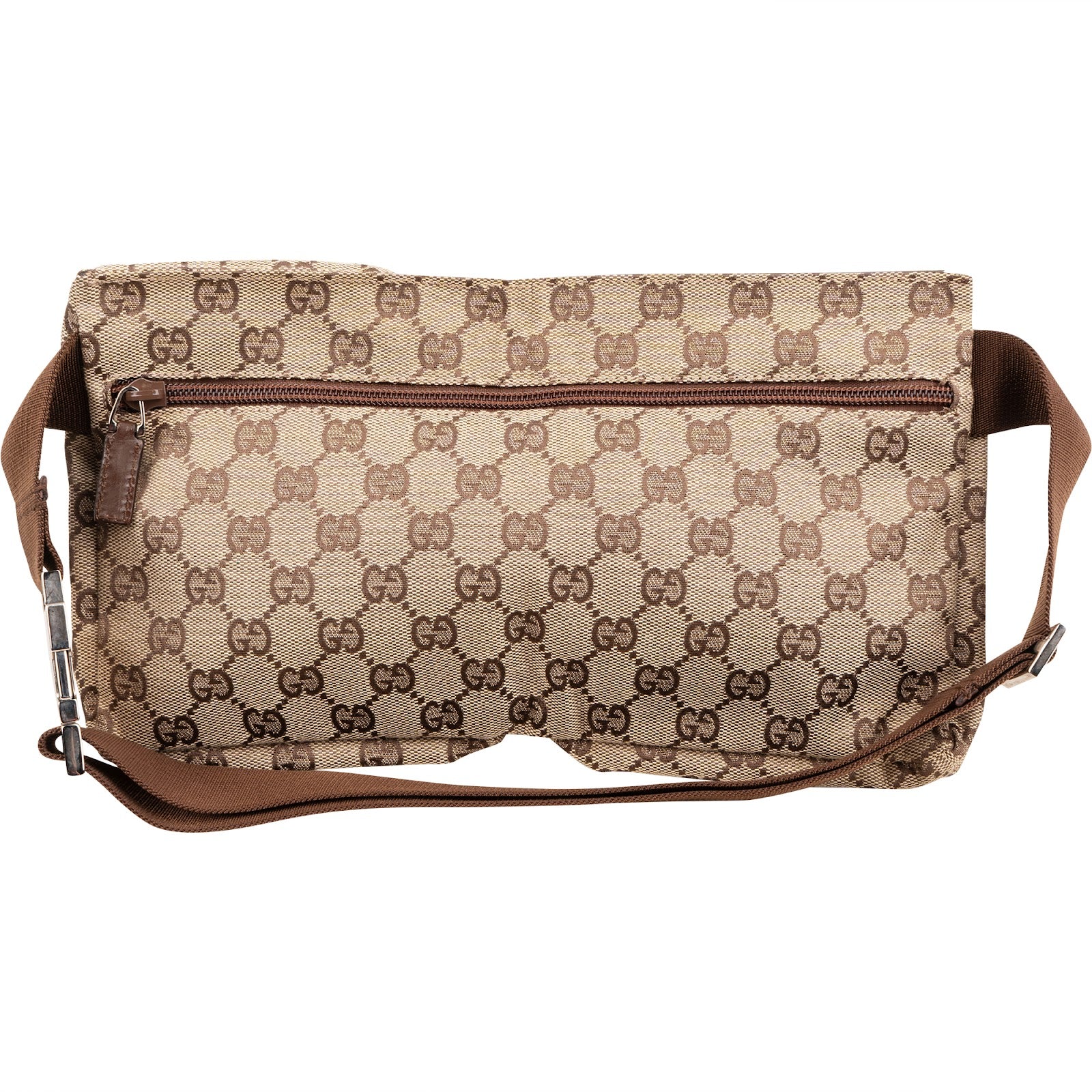 Gucci Monogram GG Belt Crossbody Bag