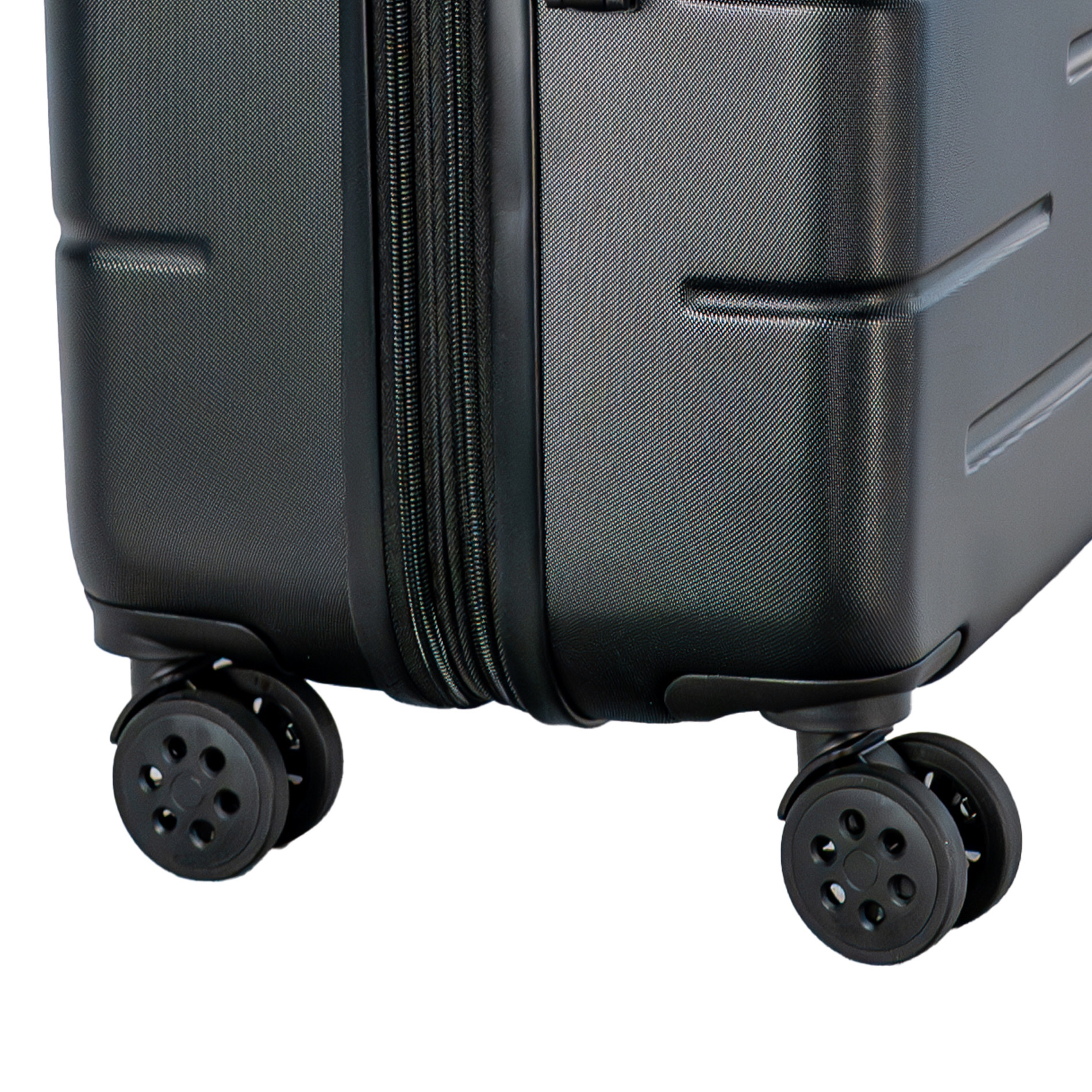 Stripes Kofferset 2-teilig (L,M) Erweiterbar - Black