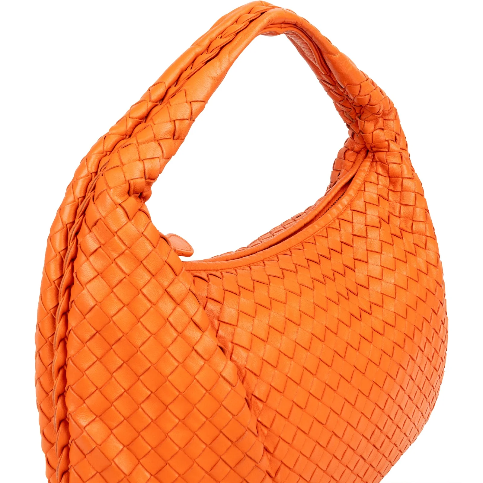 Bottega Veneta Intrecciato Leather Belly Hobo Shoulder Bag