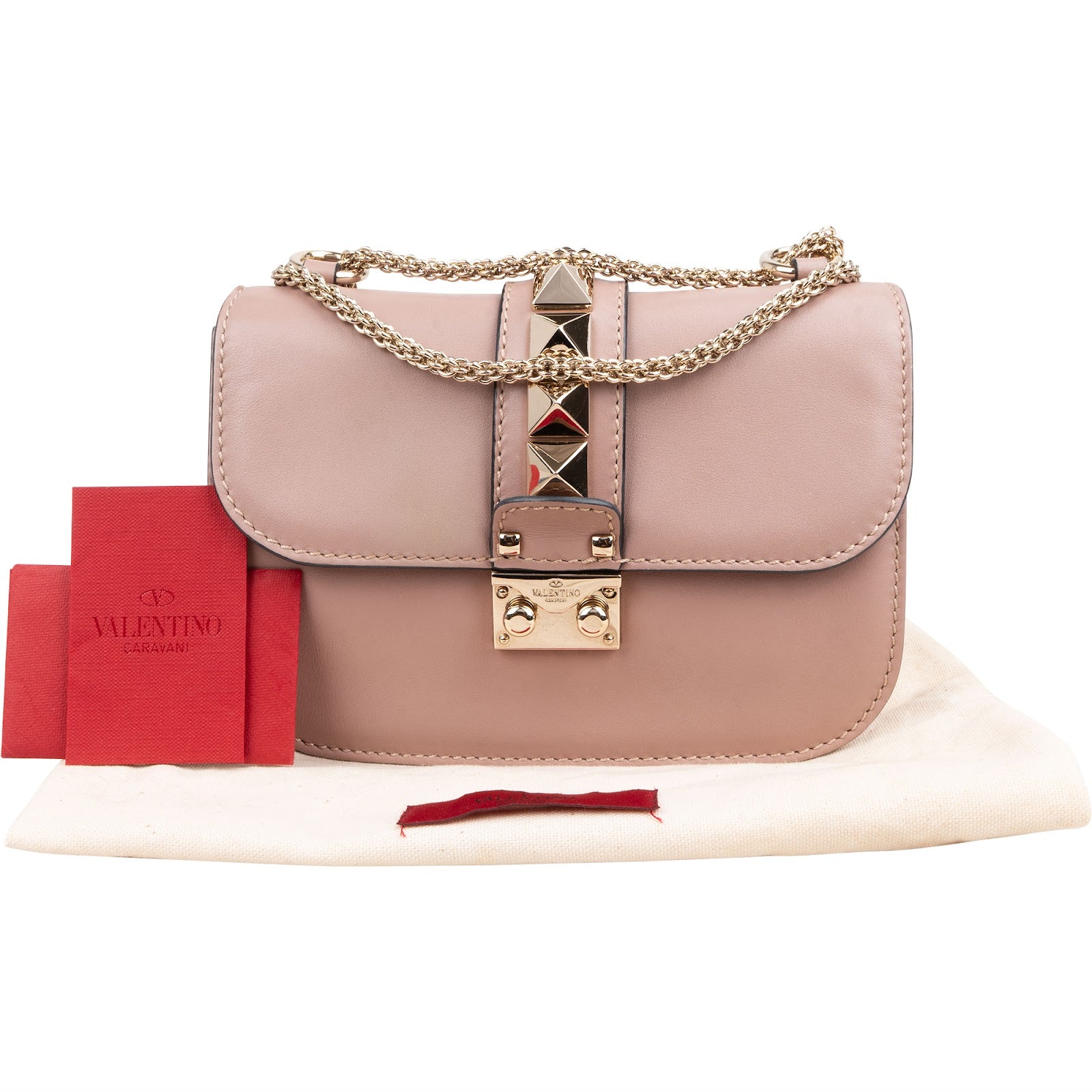 Valentino Garavani Calfskin Rockstud Small Crossbody Bag