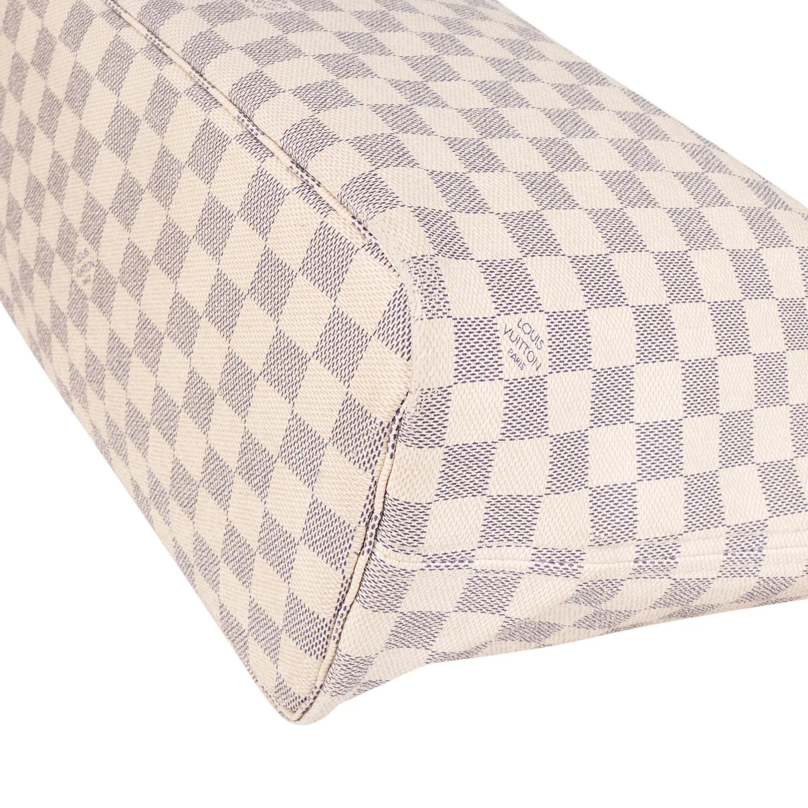 Louis Vuitton Monogram Damier Azur Canvas Neverfull MM Shopper