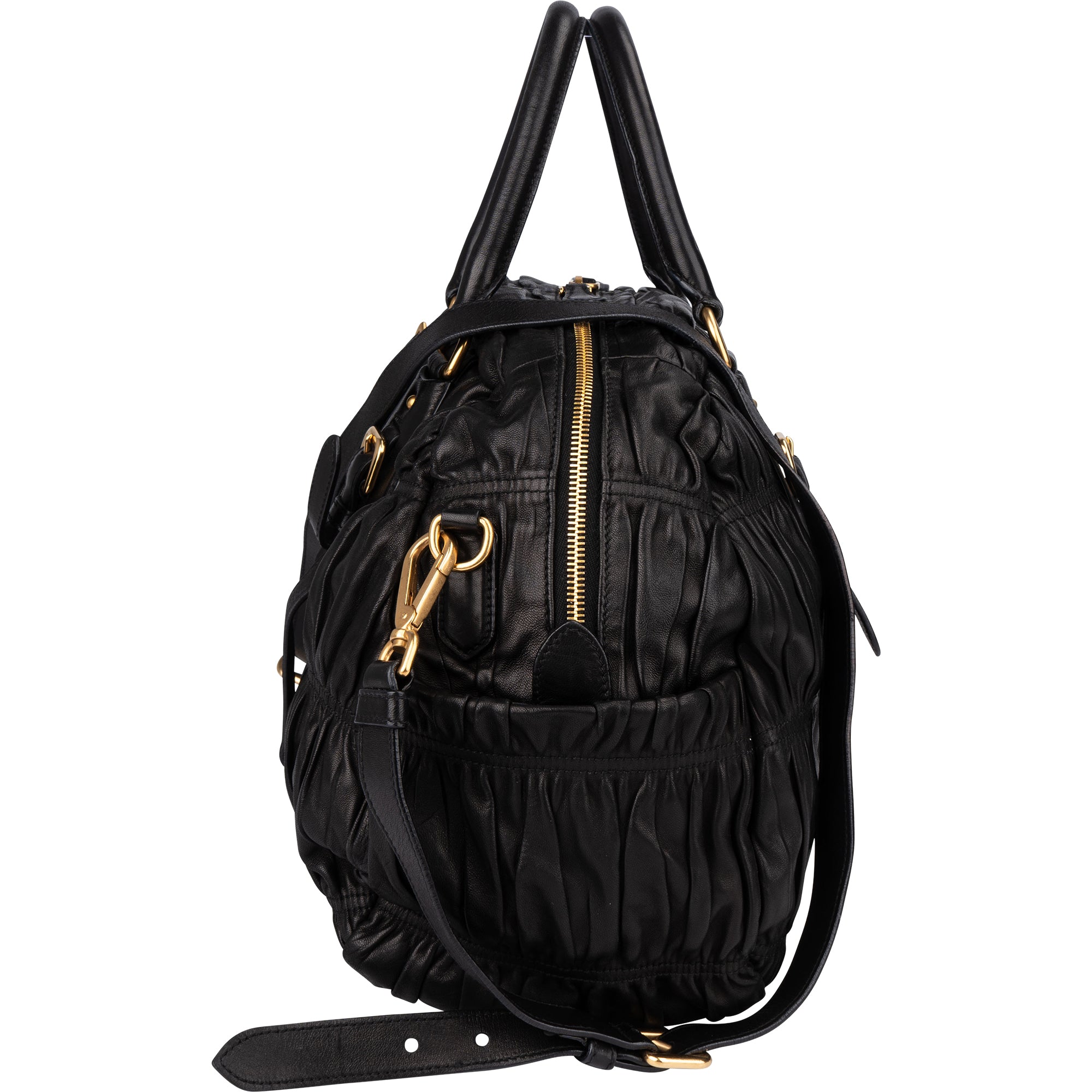 Prada Quilted Leather City Handbag