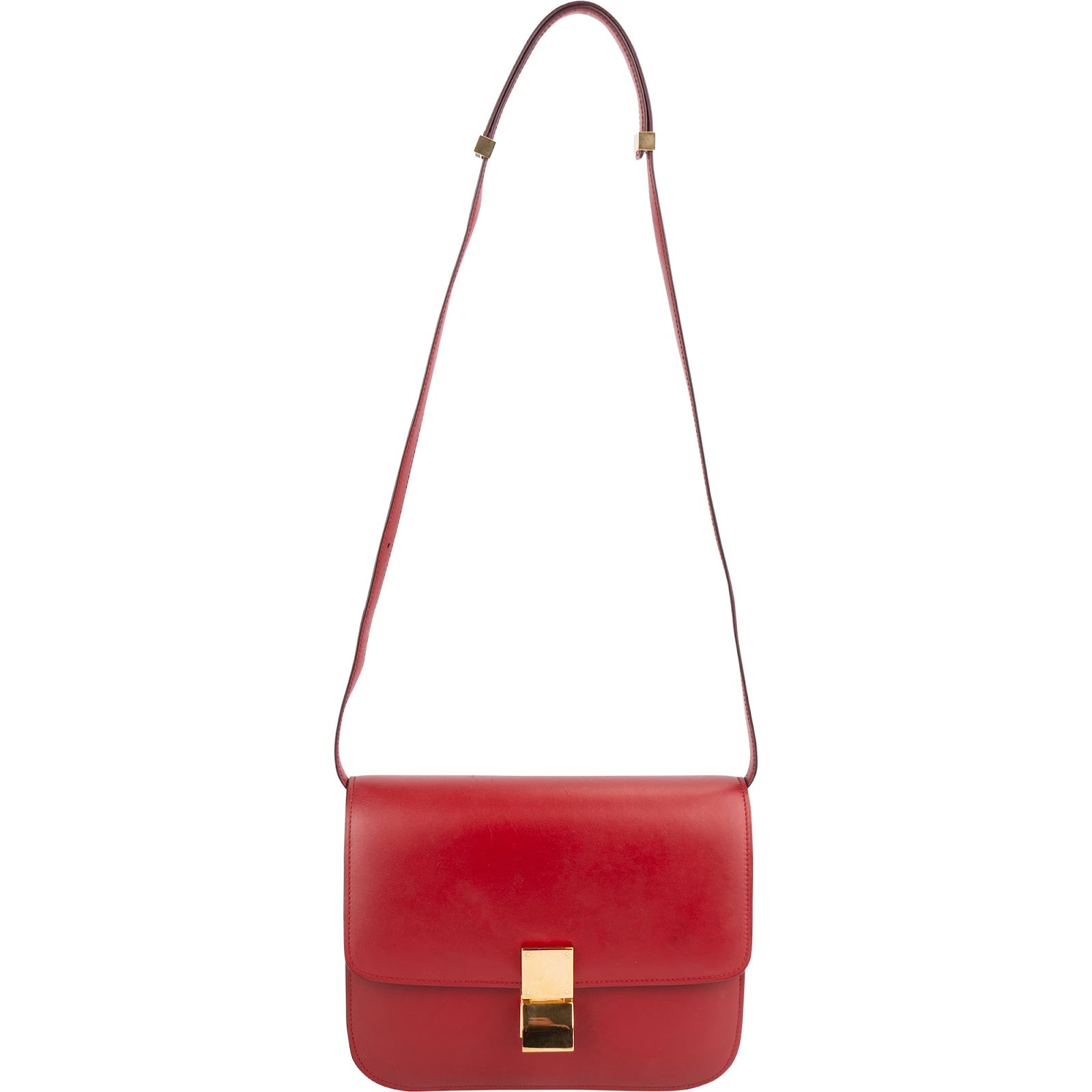 Celine Boxcalf Leather Classic Medium Crossbody Bag