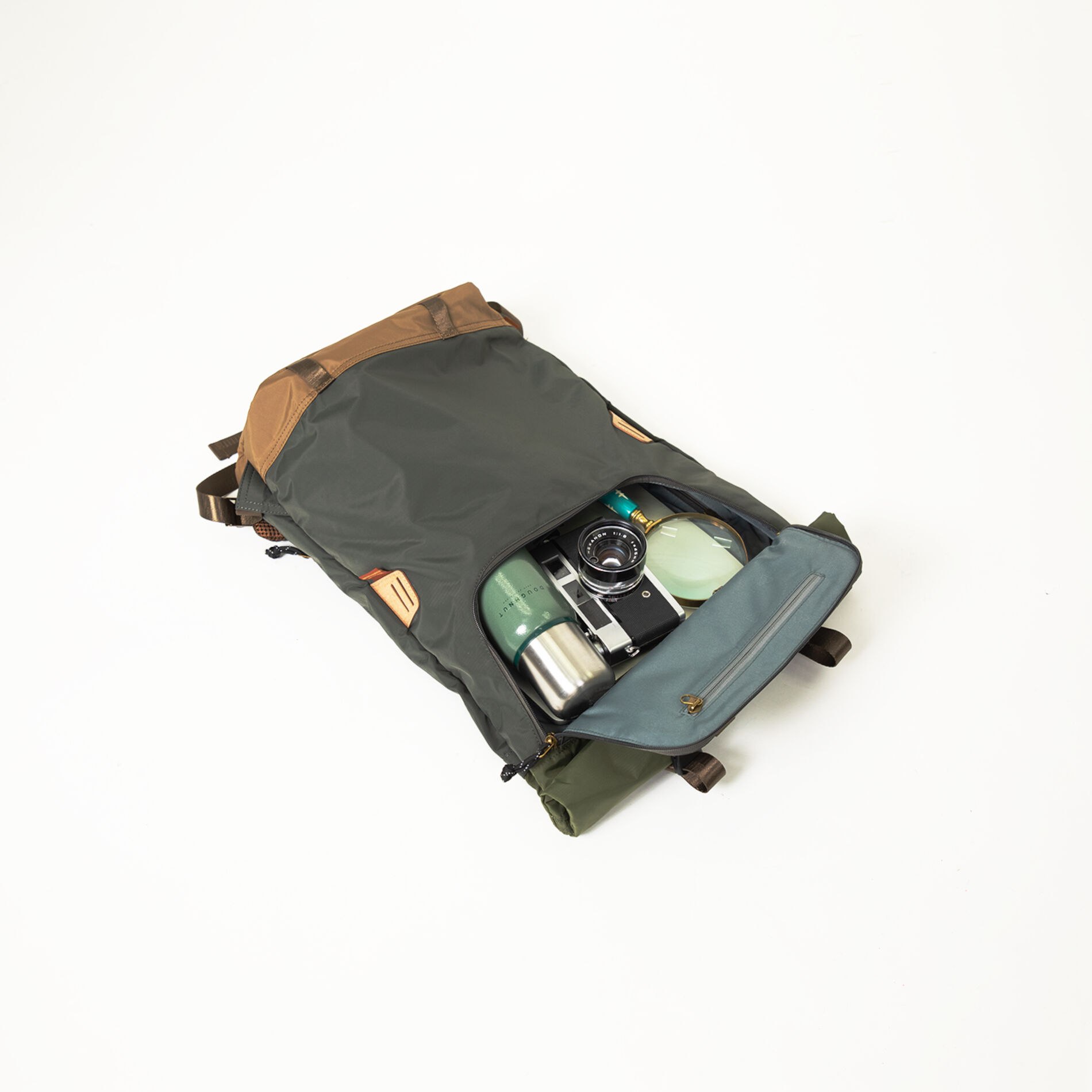 Plecak Christopher Jungle - oliwkowy x wojskowy