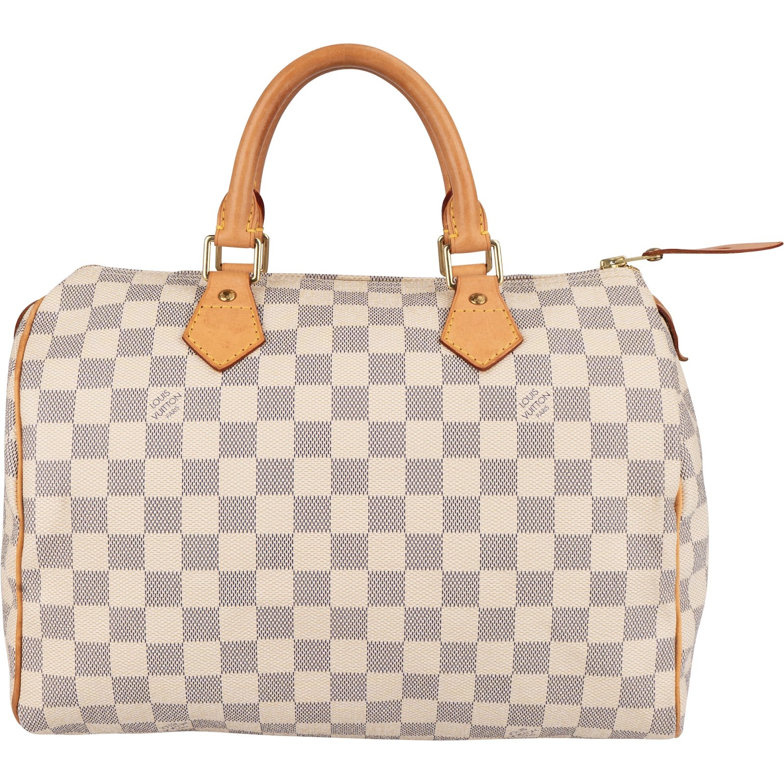 Louis Vuitton Monogram Damier Azur Speedy 30 Boston Bag