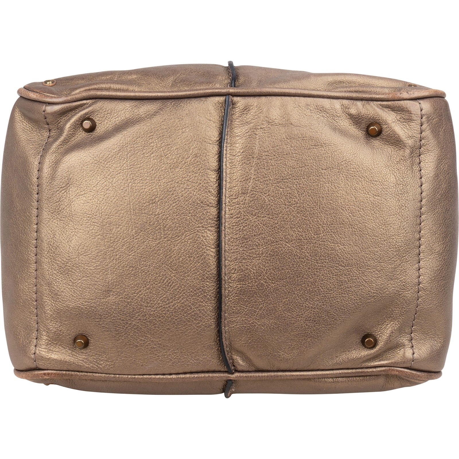 Mini sac à main Paddington en cuir métallisé de Chloé