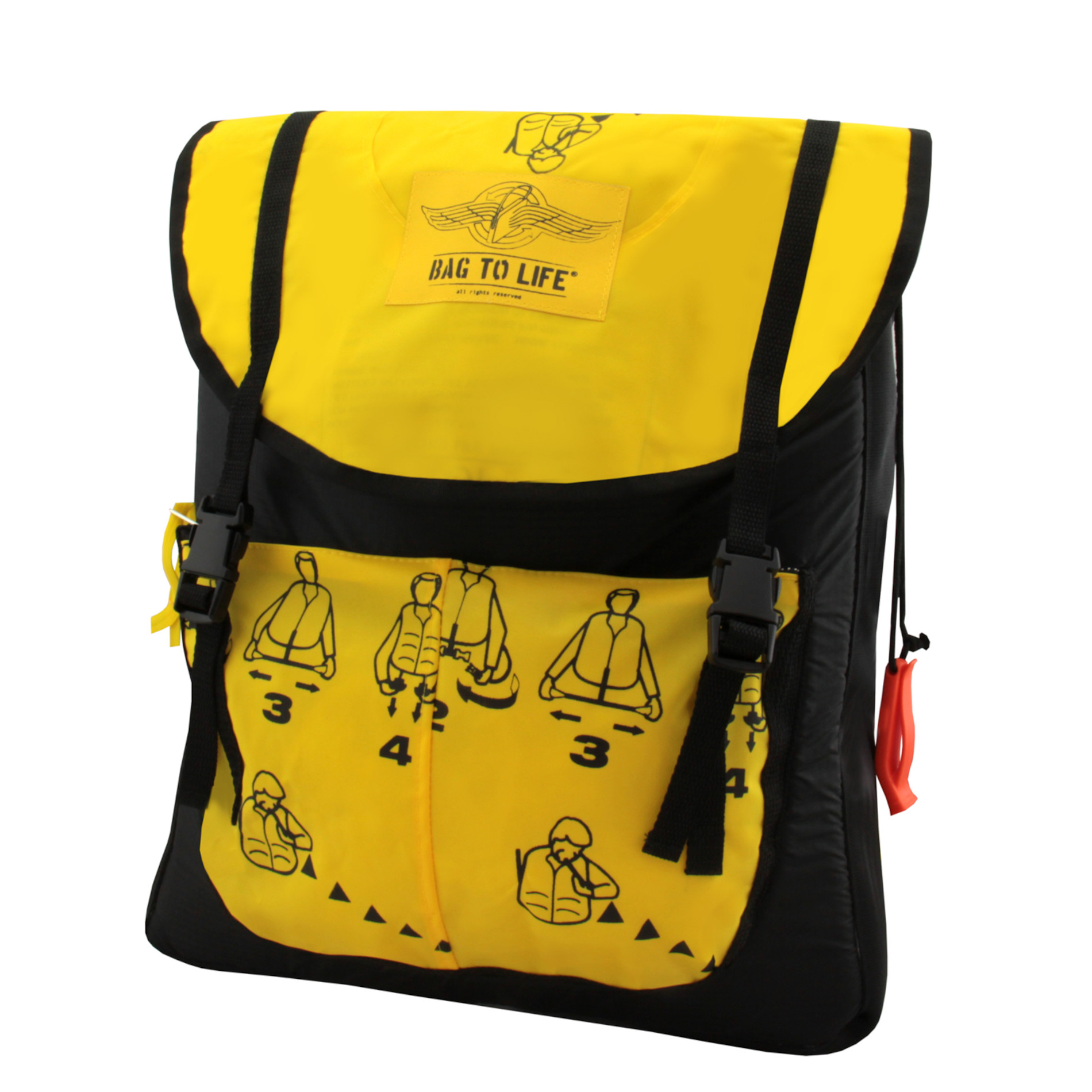 Cargo Backpack - gelb