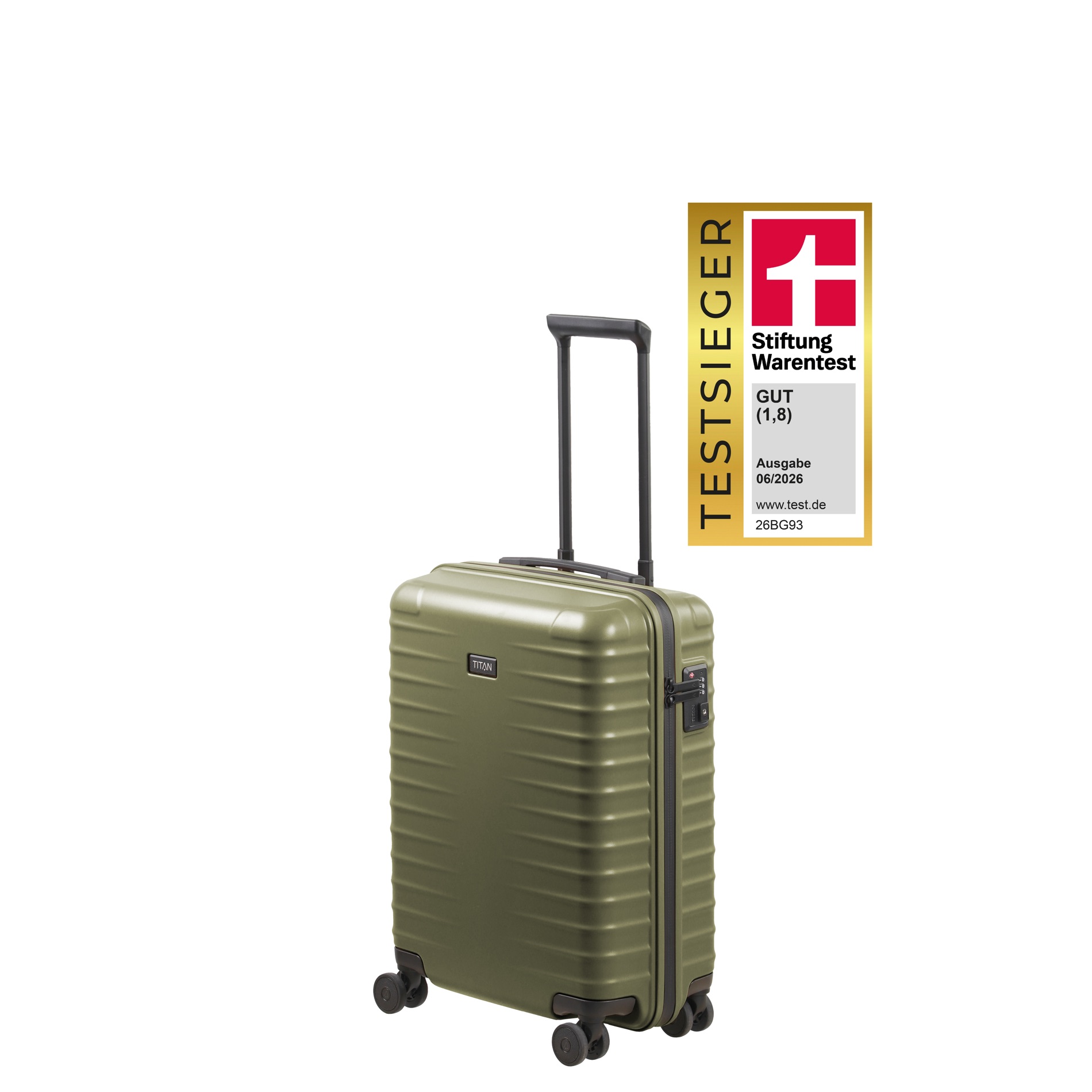 UPGRADE Bagaż podręczny S20 (55 cm) – zielony las