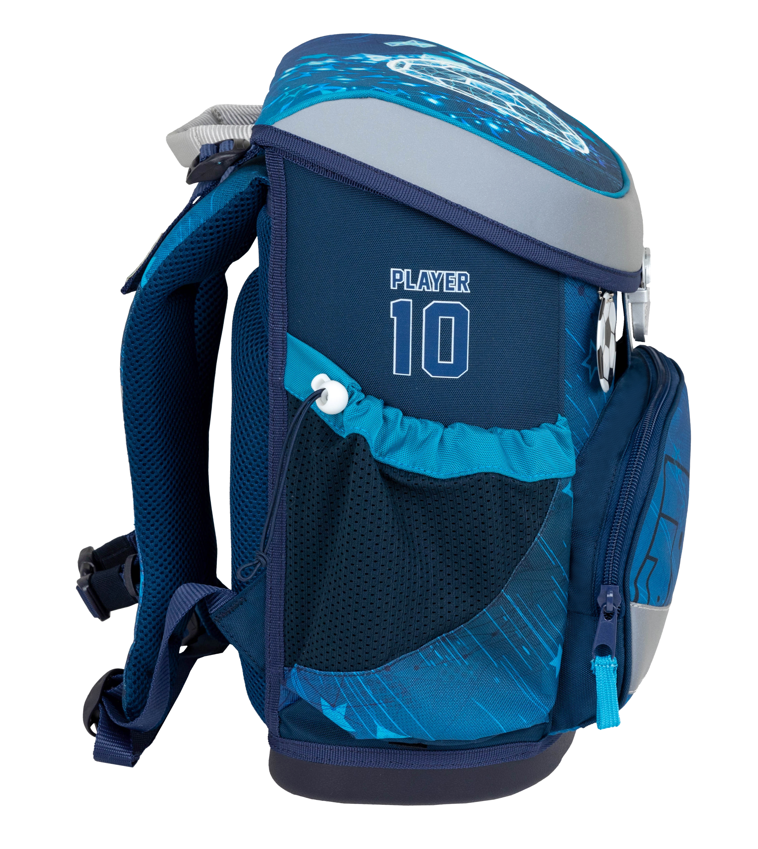 Mini-Fit Schulranzen Set 4-teilig mit Brustgurt - Footballers