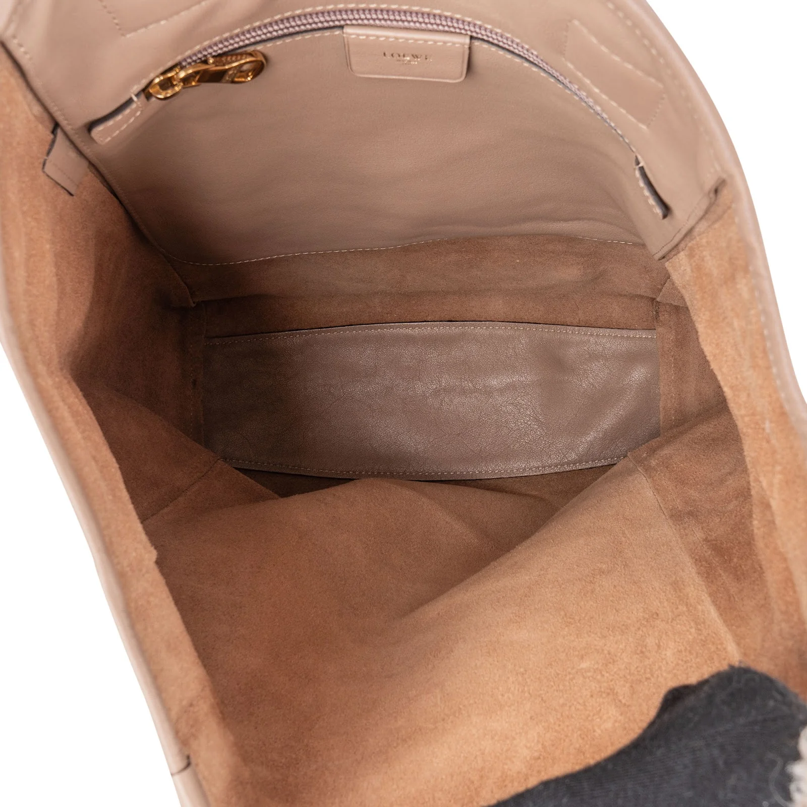 Loewe Leather Anagram Tote Shoulder Bag