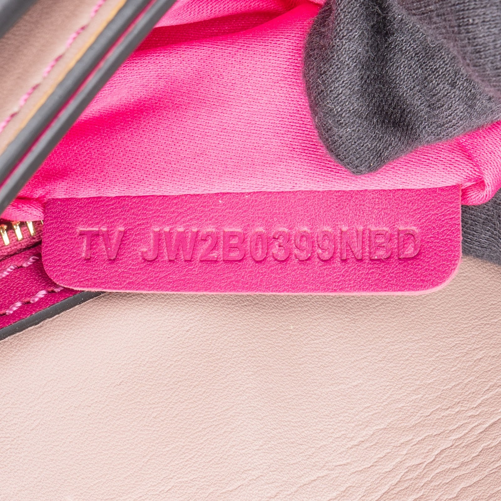 Valentino Garavani roze leren Rockstud-clutch