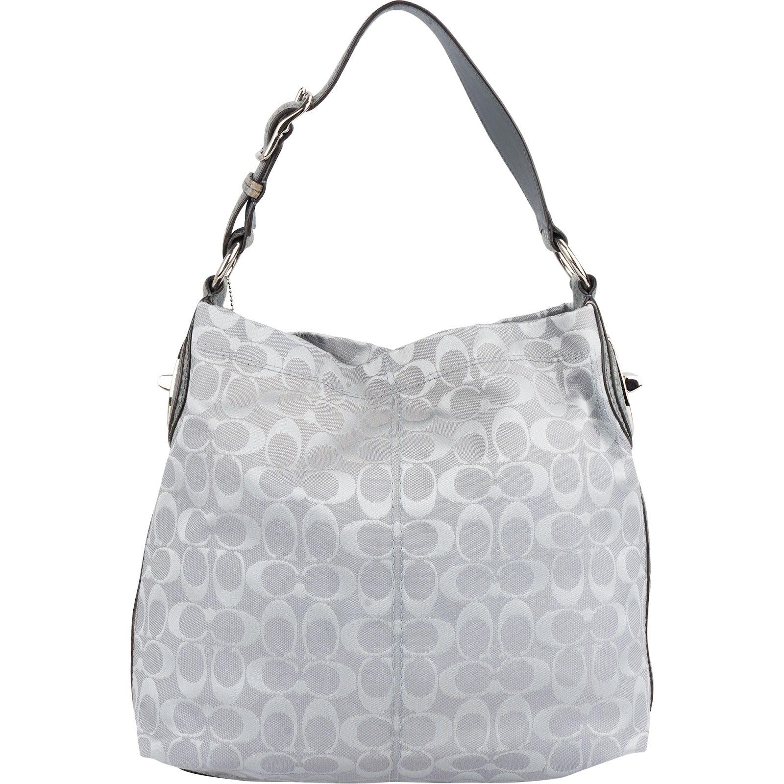 Coach Monogram Signature Zoe Hobo Shoulder Bag